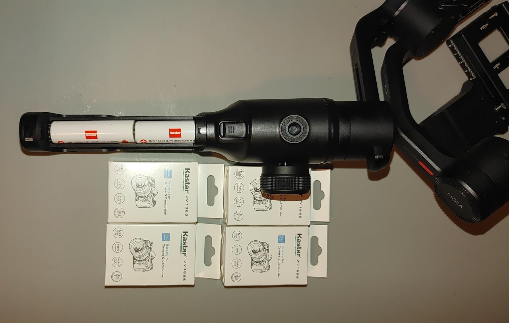 Kastar 4-Pack Replacement Battery for Zhiyun Handheld Gimbal Stabilizer Crane V1 / Crane 2 / Crane 2S / Crane 3S / Crane 3S Pro / Crane 3SE / Crane 3 LAB / WEEBILL-S / WEEBILL LAB / WEEBILL 3 customer photo 1