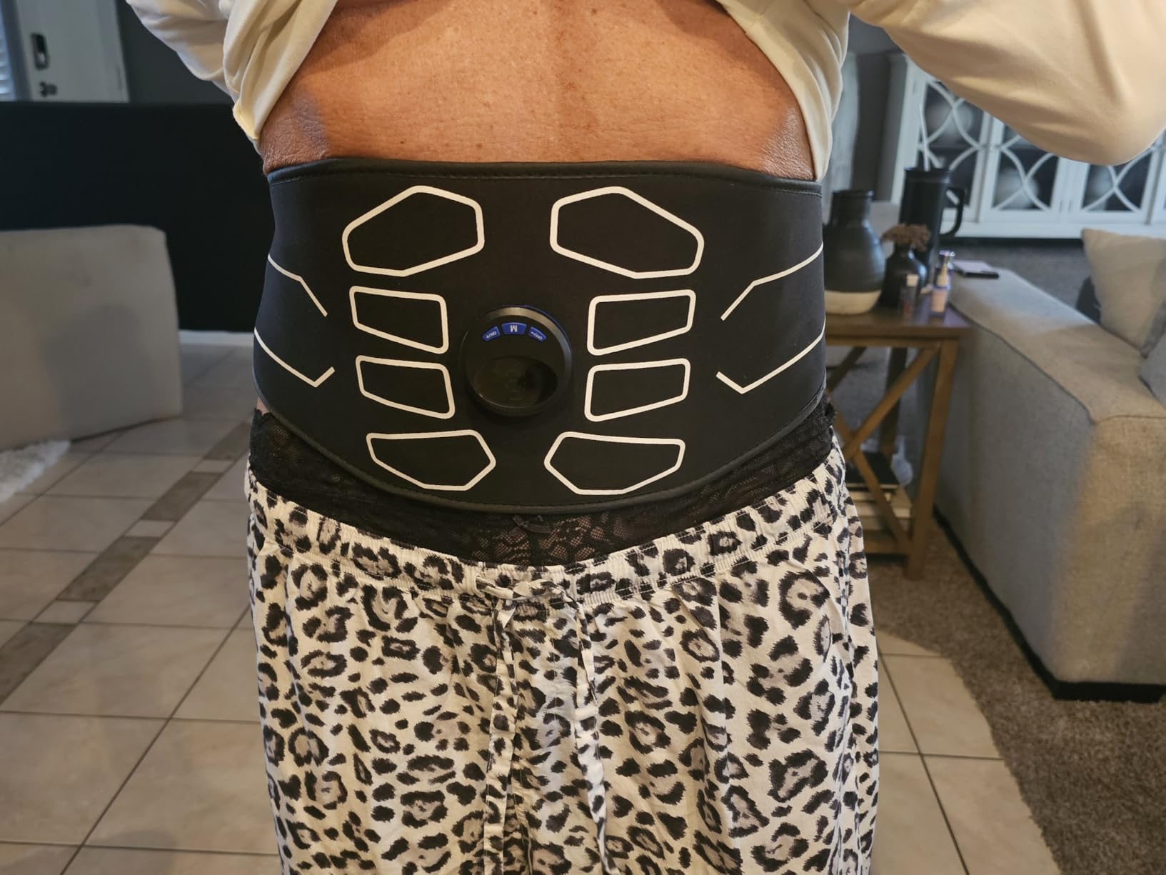 MarCoolTrip MZ ABS Stimulator, Ab Machine, Abdominal Toning Belt Muscle Toner Fitness Training Gear Ab Trainer Equipment for Home MZ-7 customer photo 1