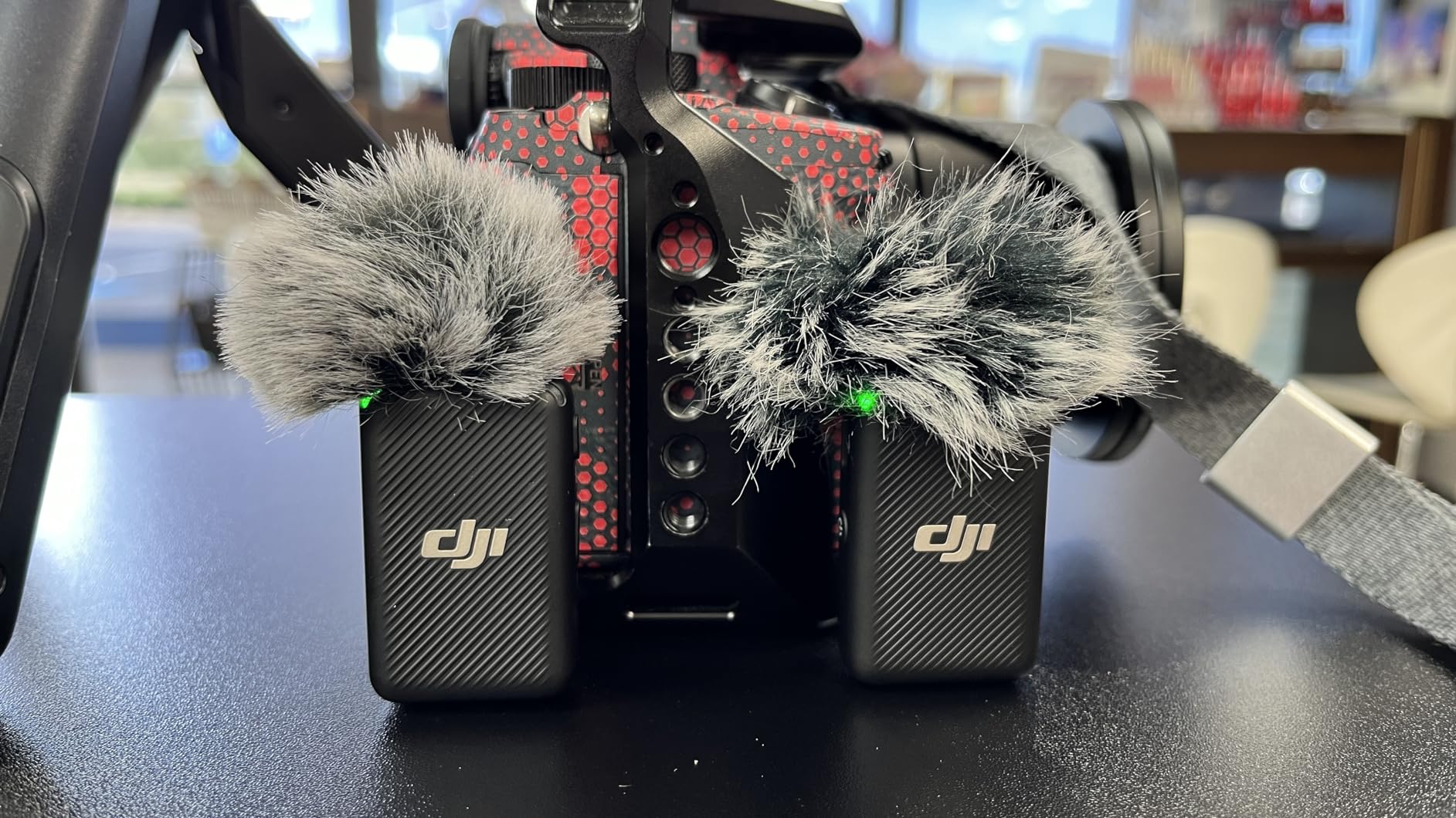 2-Pack Windscreen Wind Muff for DJI MIC Lavalier Microphone, Furry Cover customer photo 2