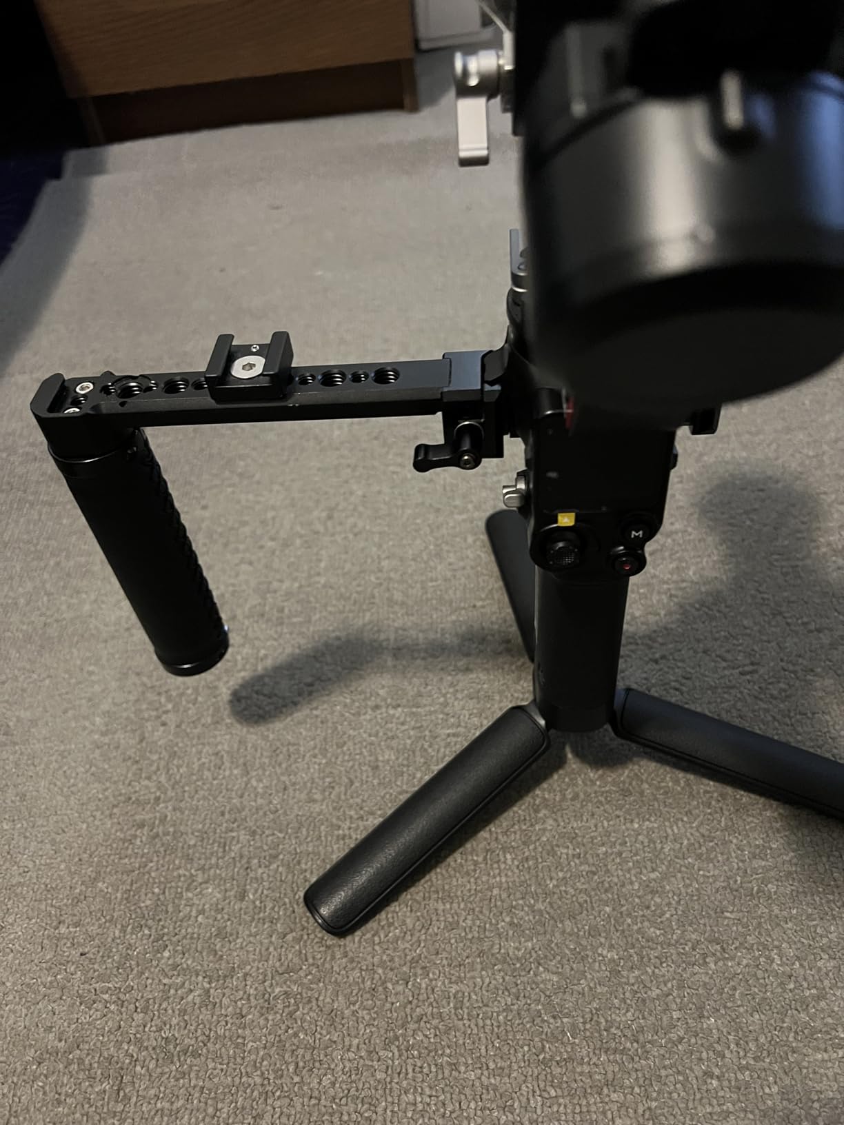 NICEYRIG Side Handle Grip for DJI RS4/RS4 Pro/RS3/RS3 Pro/RS2/RSC2-523 | Gimbal Stablilizer Support Leather Handgrip with Extension Arm customer photo 1
