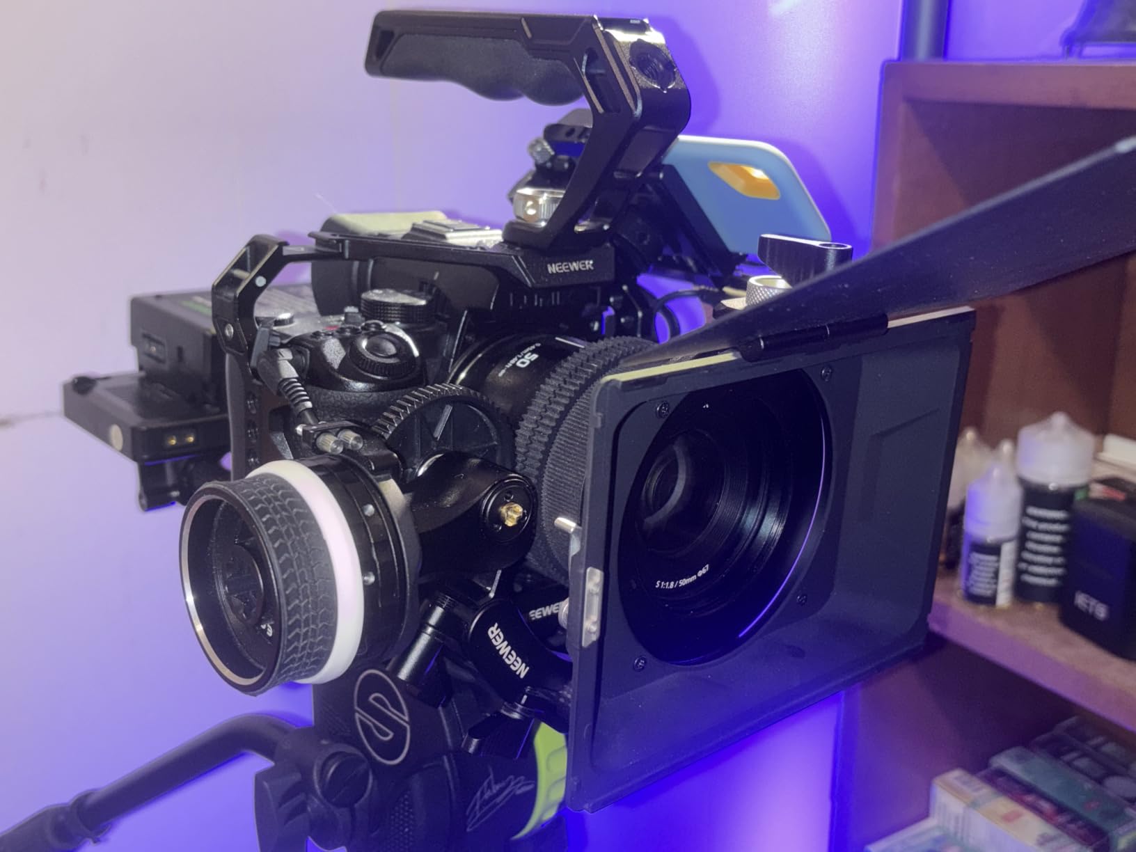 NEEWER Mini Follow Focus with A/B Stops, Lens Gear Ring and 15mm Rod Clamp PG001 customer photo 2
