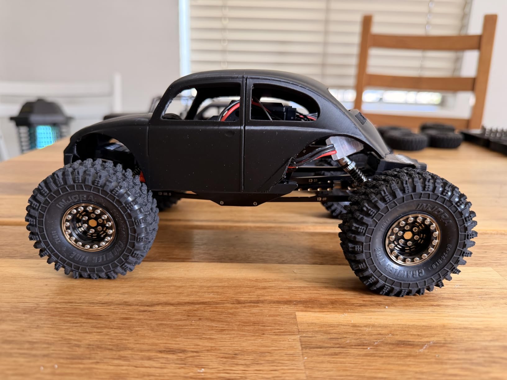 INJORA 1.0 Brass Beadlock Wheel and Tires for 1/18 TRX4M 1/24 SCX24 FCX24 customer photo 1