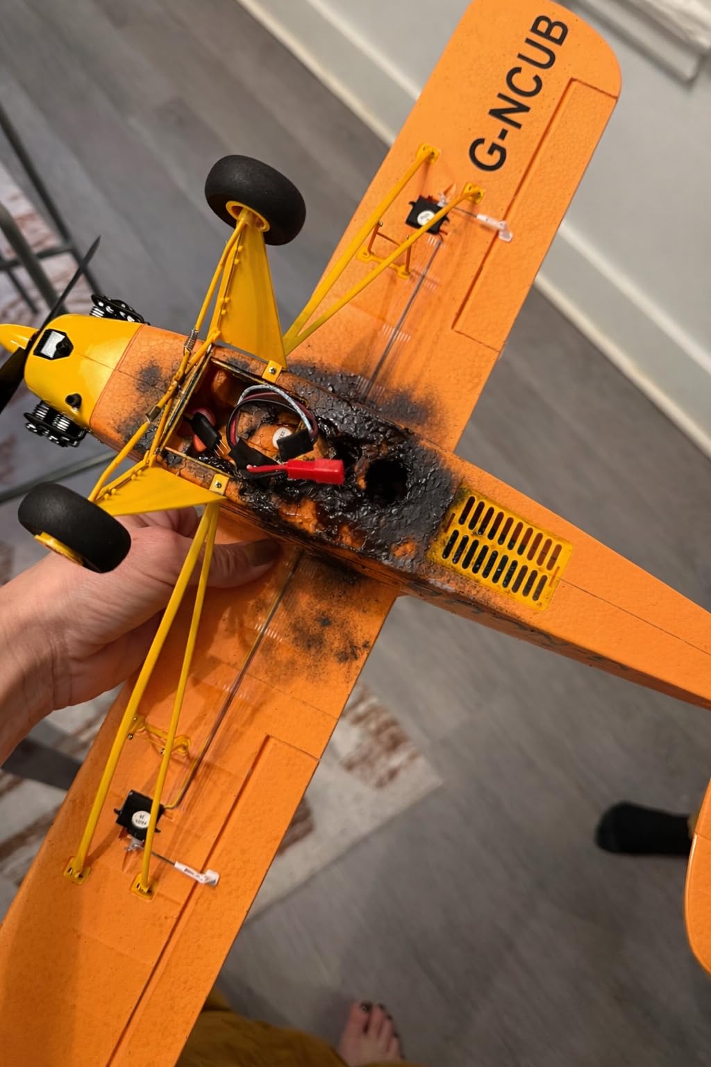 Large Brushless Remote Control Plane XK A160 RC Aircraft Glider J3 6-Axis Gyroscope 5-Channel 3D Stunt Somersault Flight 6 AXIS Gyro for Beginners Adults Expert customer photo 1