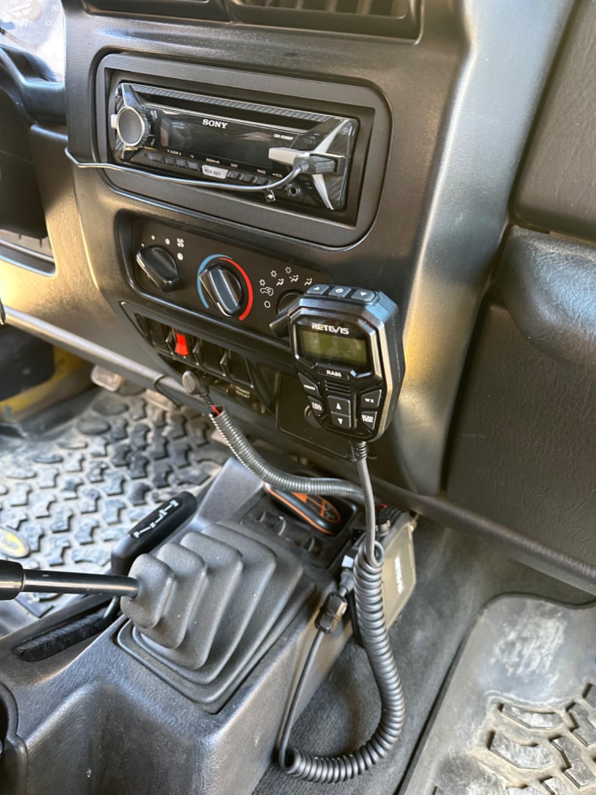 Retevis RA86 GMRS Mobile Radio, GMRS Radio with Gain Antenna | Update Chirp, Cigarette Lighter Plug, NOAA, Dual Speakers, Repeater Channels, Long Range Two Way Radio for Offroad, Jeep, Truck, RV customer photo 2