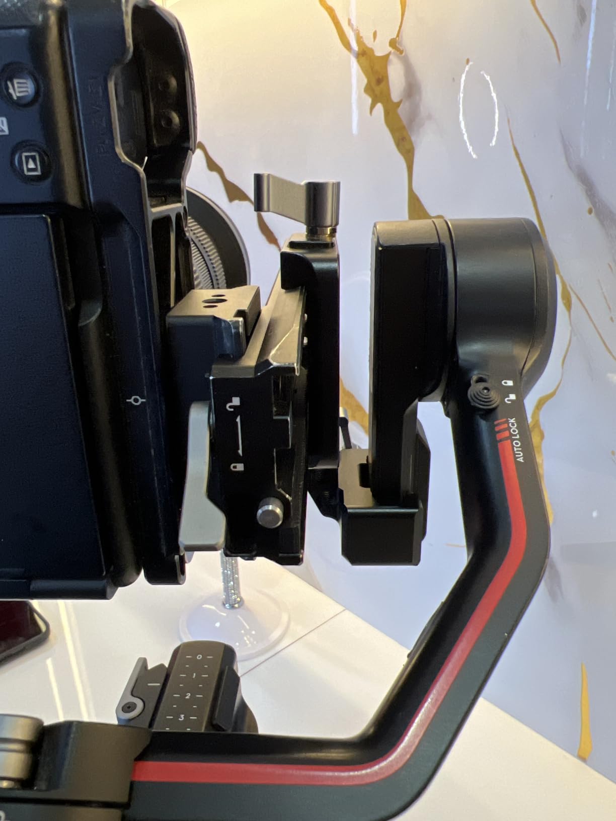 RS3 Vertical Camera Mount, Robust Portrait Mounting Solution Compatible with DJI RS 2/RS 3/RS3 PRO for IG YouTube Shorts Tiktok Video Extended Vertical Shooting customer photo 2