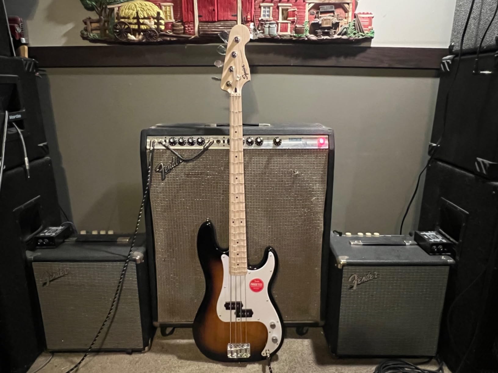 Fender Squier Sonic Precision Bass, California Blue, Maple Fingerboard customer photo 1