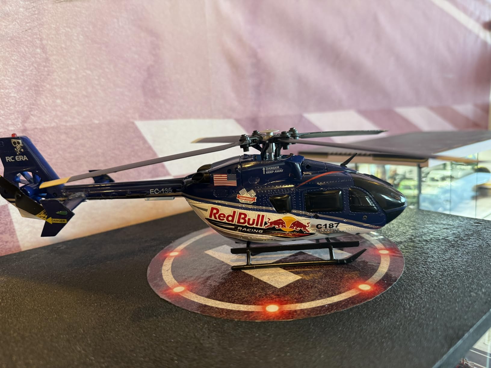 EC135 C187 Remote Controlled Heli Aircraft Plane RC Helicopter add Optical Flow Positioning Single Rotor No Ailerons 6-Axis Gyroscope Altitude Hovering Aerobatics for Adults Beginners customer photo 2