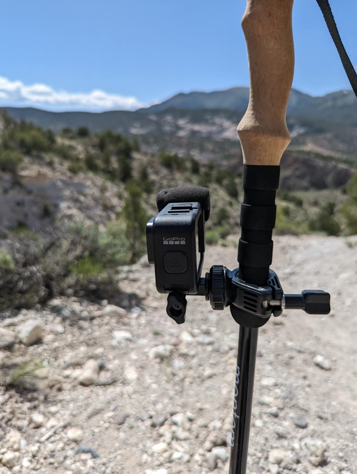 Handlebar Bike Pole Mount Motorcycle Bicycle Clamp Mount for GoPro | for Go Pro Hero 13 12 11 10 9 8 7 6 5 Session Mission Max DJI Osmo Action Cameras, 360 Degree Rotation customer photo 2