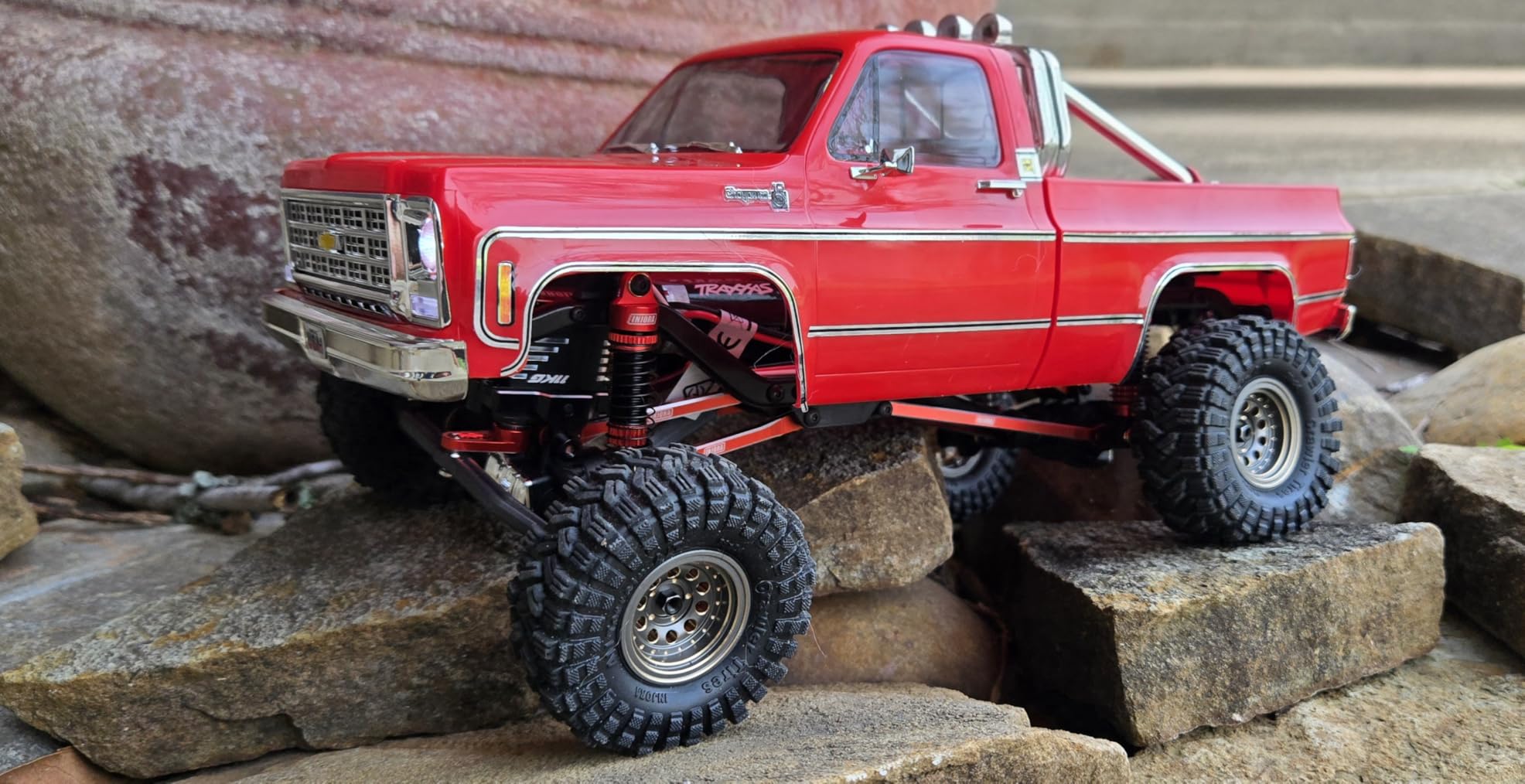 INJORA Black Coating Brass 1.0 Beadlock Wheel Tires Set for 1/24 1/18 RC Crawler customer photo 2