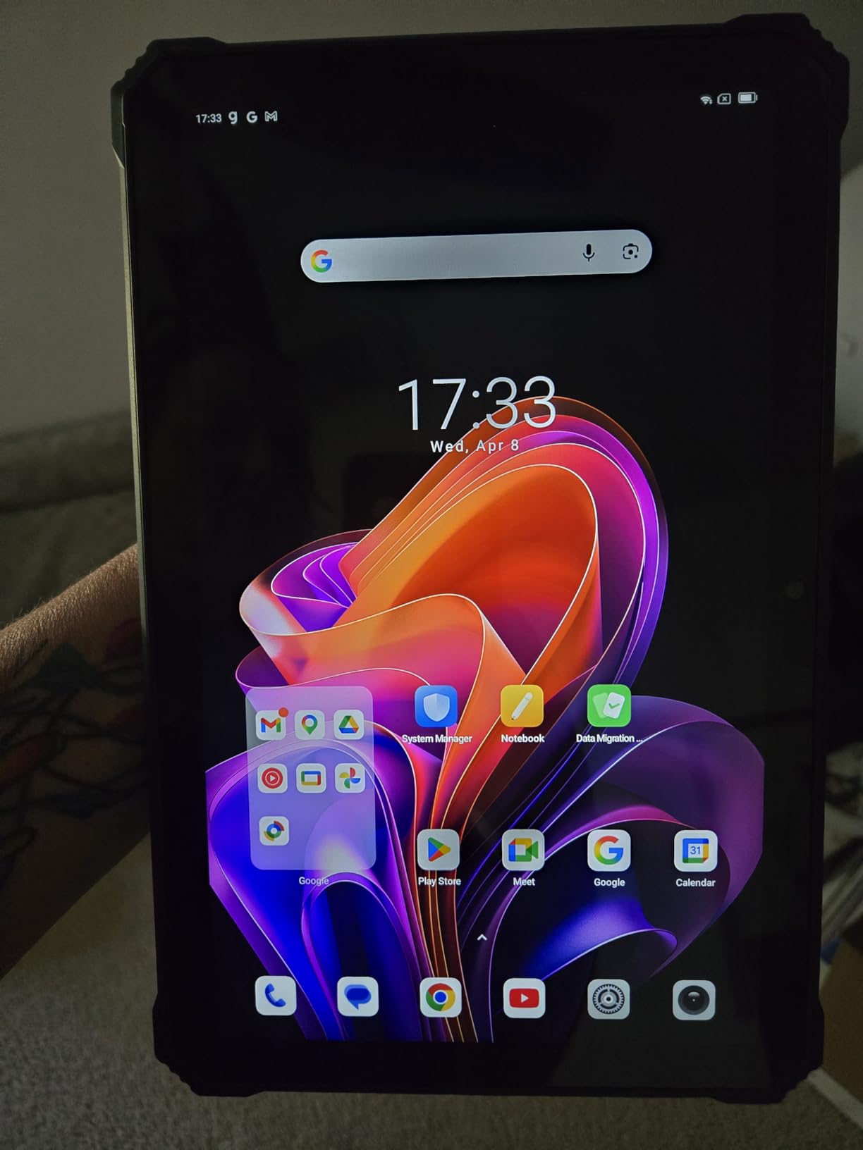 Blackview 2.4k 10.36 inch Rugged Tablet, Android 15 22000mAh Octa-core Tablet, 24GB (8+16) RAM+256GB ROM+1TB Expand, 48MP+16MP Camera Waterproof, 4G LTE/5G WiFi, BT 5.0/OTG/GPS - Black customer photo 2