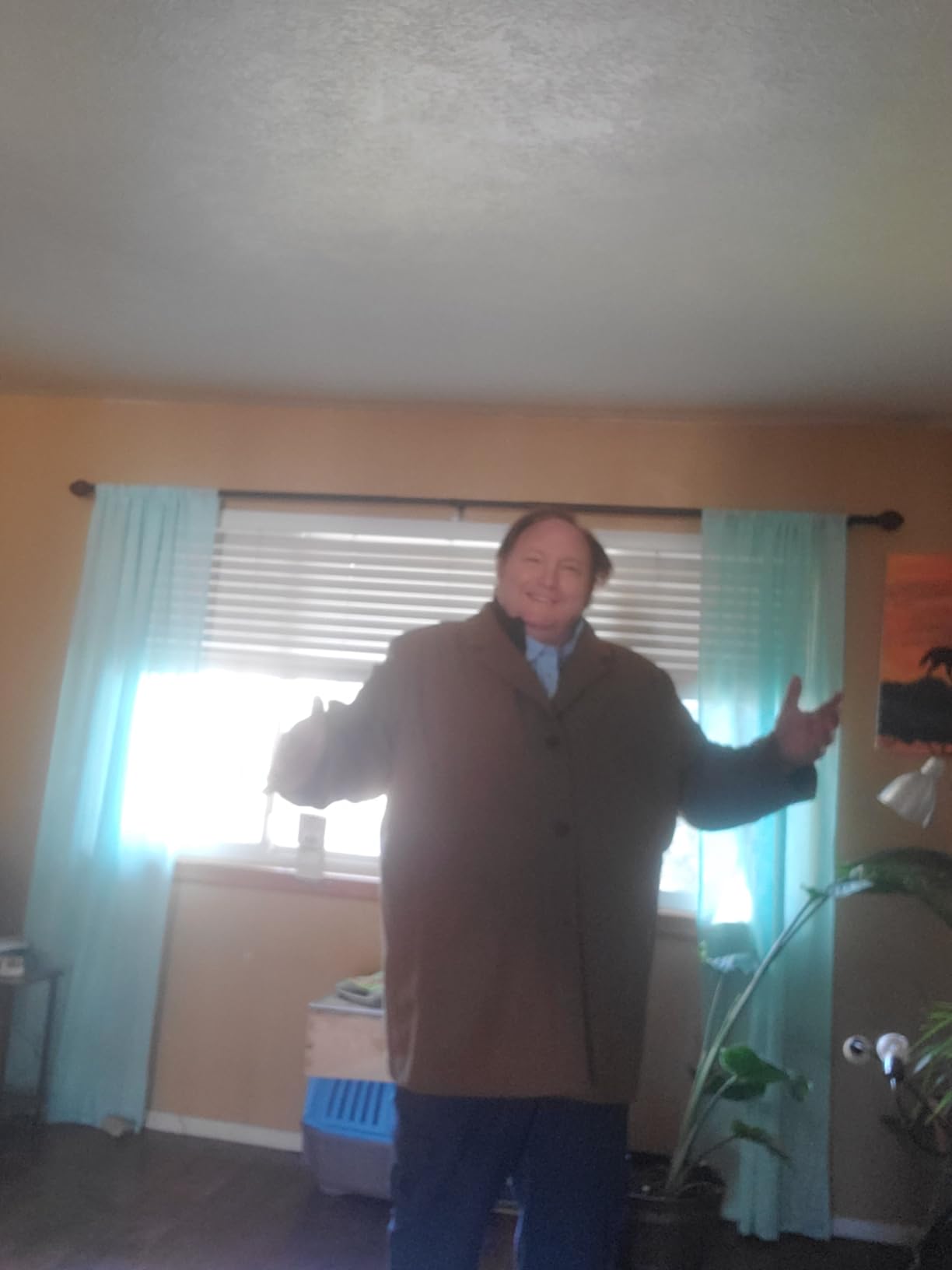 Men's Henry Wool Blend Top Coat (Regular and Big & Tall Sizes) customer photo 2