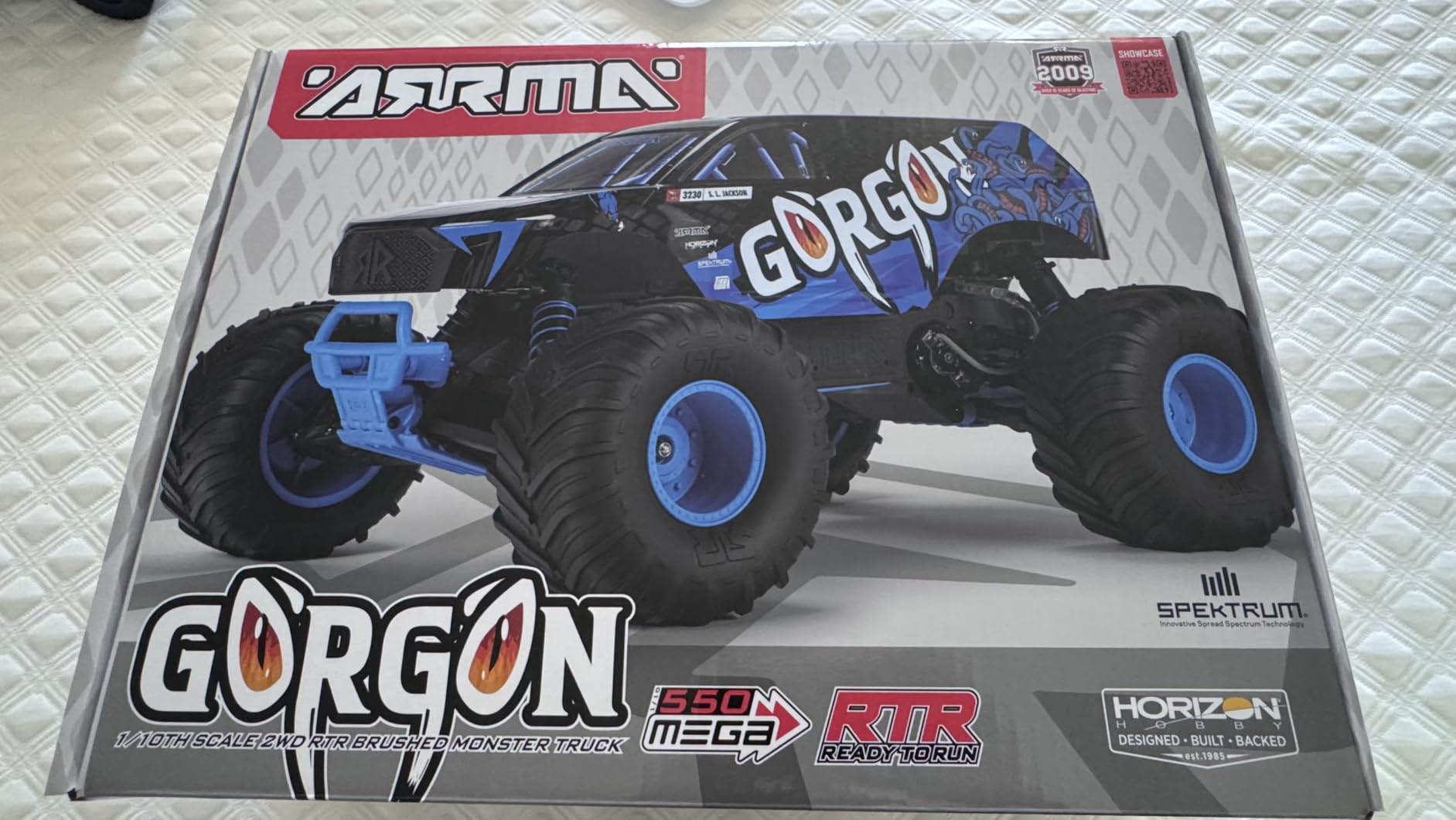 ARRMA RC Monster Truck 1/10 Gorgon 4X2 MEGA 550 Brushed Monster Truck RTR (Battery and Charger Not Included), ARA3230T1 customer photo 1