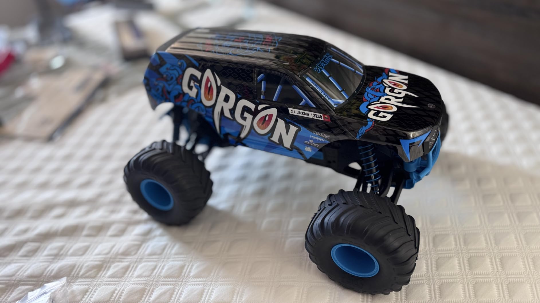 ARRMA RC Monster Truck 1/10 Gorgon 4X2 MEGA 550 Brushed Monster Truck RTR (Battery and Charger Not Included), ARA3230T1 customer photo 2
