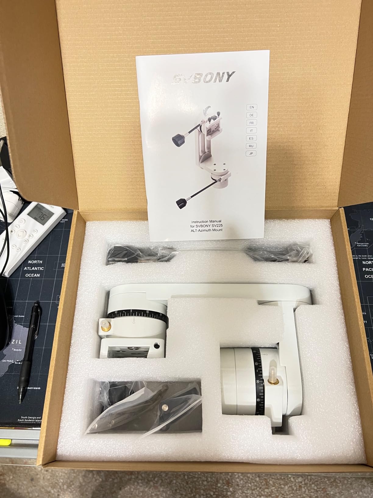 SVBONY SV225 Alt-Azimuth Mount, Adjustable Angle Alt-Azimuth Mount, Load-Bearing 10kg, CNC Hollow Structure, Telescope Altazimuth Fine Adjustment Shift customer photo 1