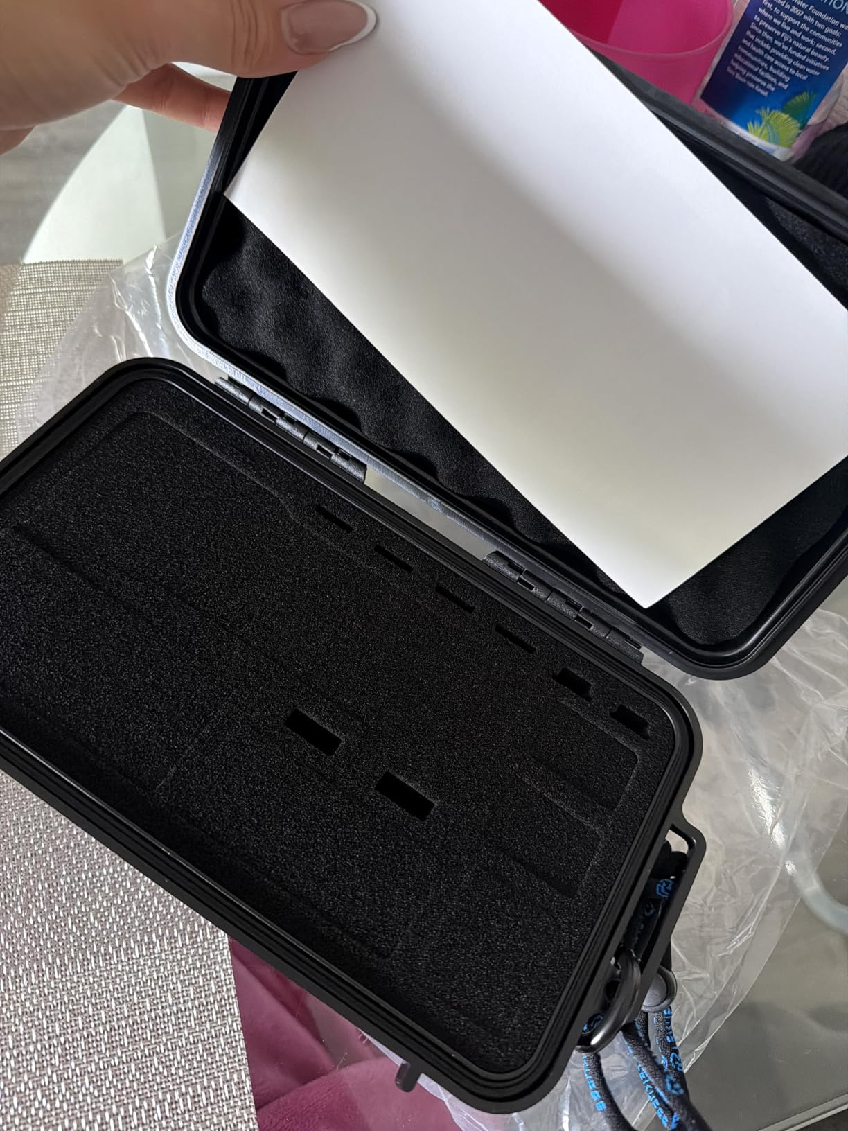 Lekufee Travel Waterproof Hard Case Compatible with DJI Osmo Pocket 4, DJI Osmo Pocket 3/Creator Combo/Power Expansion Combo/Vlogging Camera and Accessories(Case & Bag Only) customer photo 2