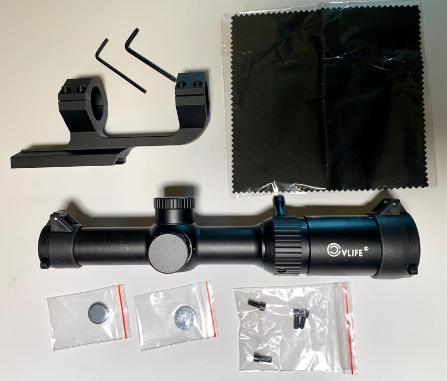 CVLIFE JackalHowl 1-4x20 LPVO Rifle Scope with Cantilever Mount, Illuminated Reticle Rimfire Scope Compact Riflescope with Zero Reset for Hunting customer photo 1
