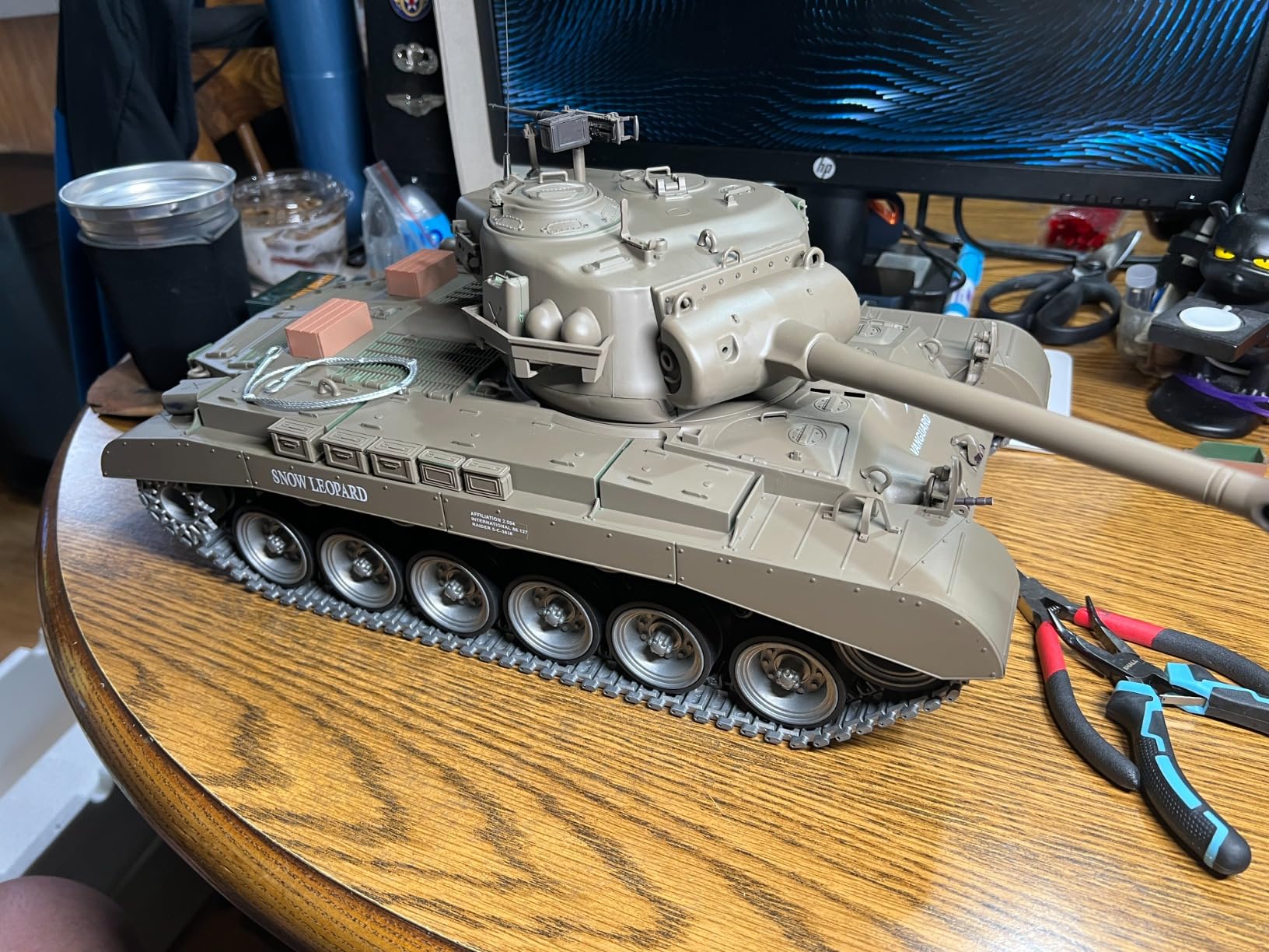 Modified Edition 1/16 Remote Control US M26 Pershing Heavy Tank (Upgraded/Metal Road Wheels & Tracks & Sprocket Wheel & Idle Wheel)(5000mah Nimh Battery)(Steel Gear Gearbox) customer photo 1