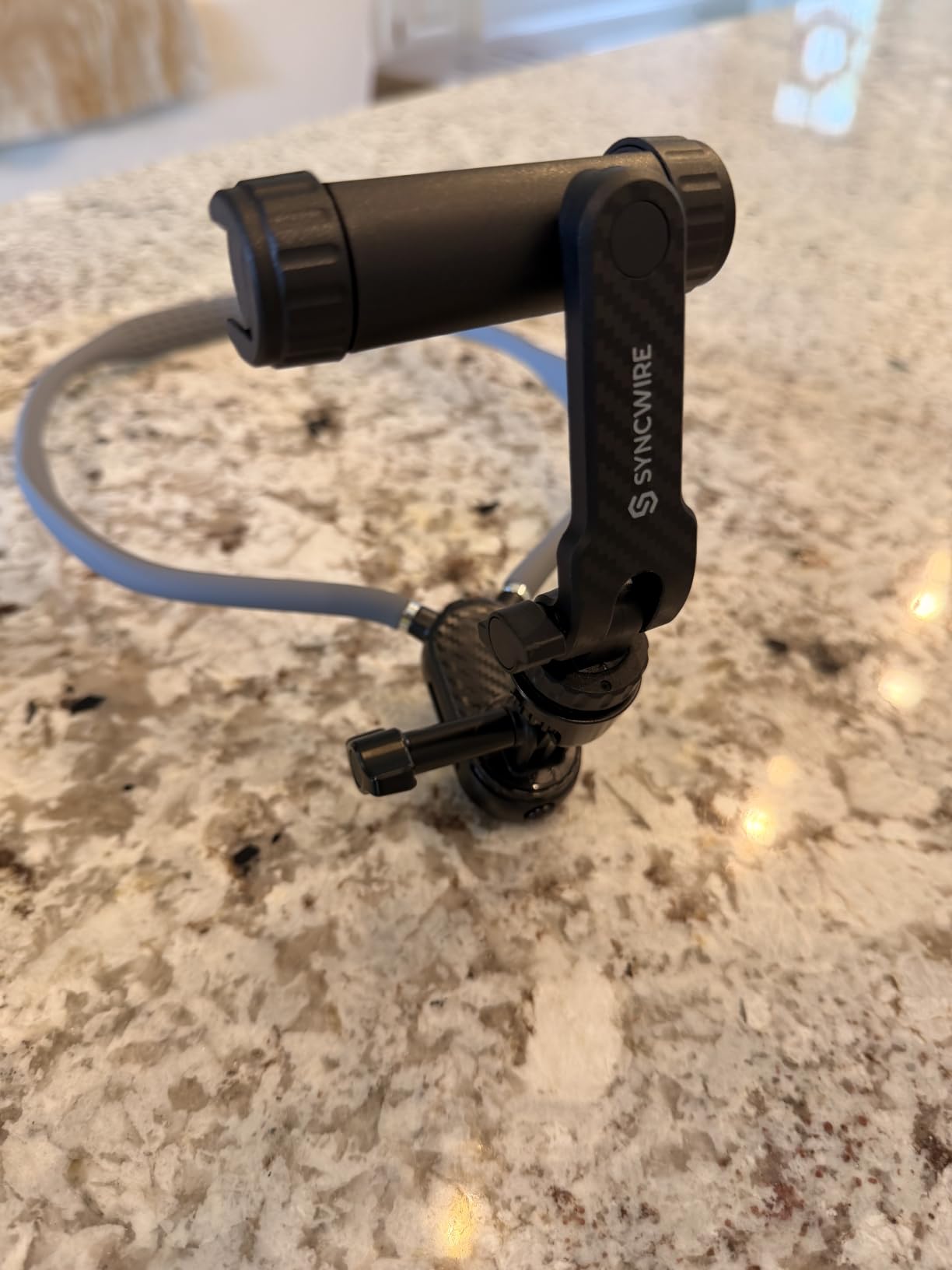 SYNCWIRE Tripod Phone Mount, Universal Smartphone Mount Adapter with 2 Cold Shoe and 1/4