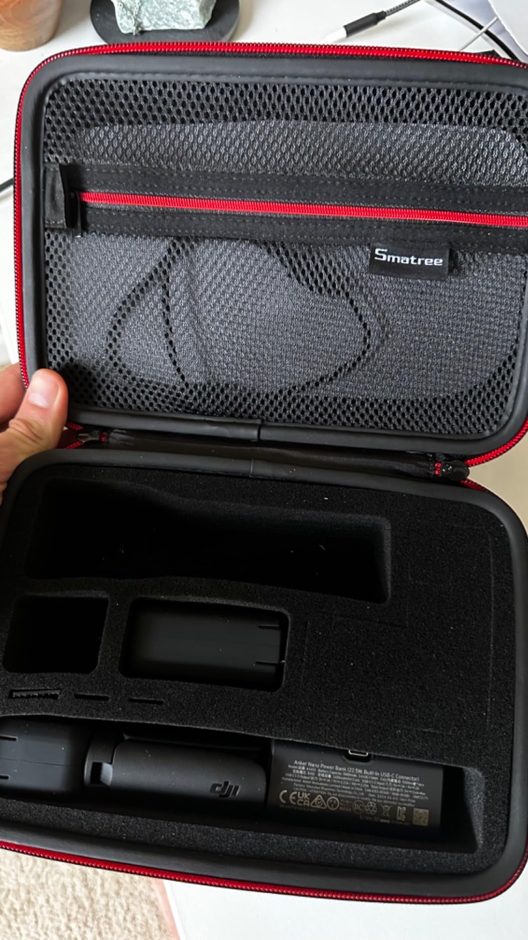 Smatree 3.6L Hard Carrying Case with DJI Osmo Pocket 3/Osmo Pocket 3 | Compatible for DJI Osmo Pocket 3/Osmo Pocket 3 Creator Combo Accessories[Case Only] customer photo 1