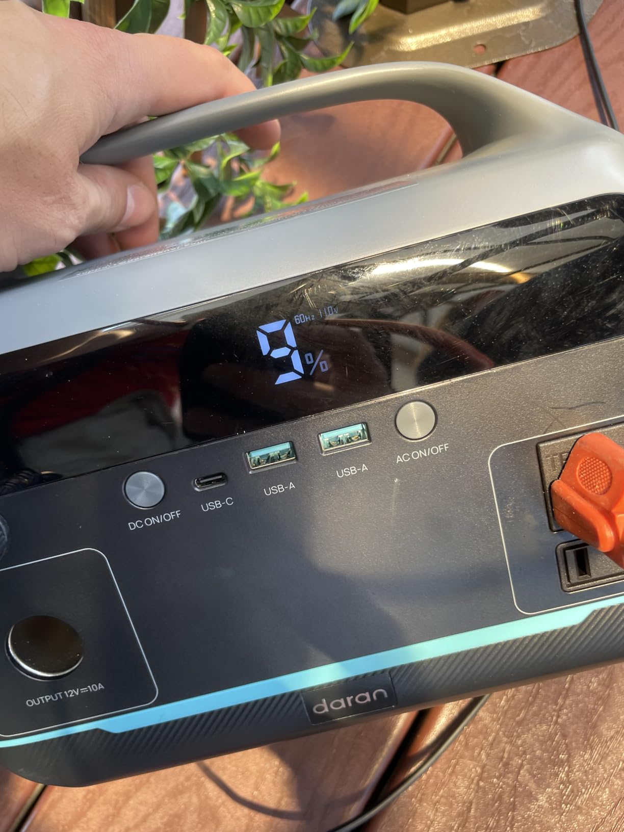 DARAN Portable Power Station 89.6Wh LiFePO4 Battery 100W Solar Power Bank, Portable Charger Small Generator with AC Outlets & PD Fast Charging for Camping customer photo 2