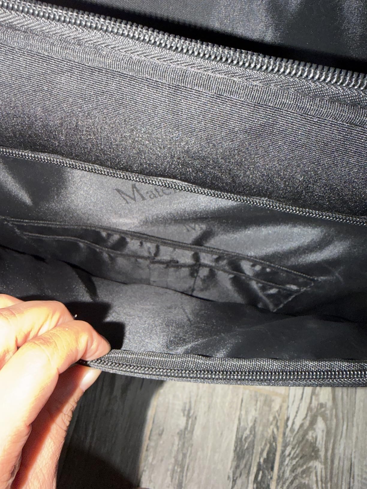 Rolling Garment Bag with 2 Packing Cubes, Large Check-in Travel Garment Bags with 17.3 Inch Laptop Compartment, Wrinkle Free Wheeled Business Softside Suitcase Luggage for Men and Women, Black customer photo 2