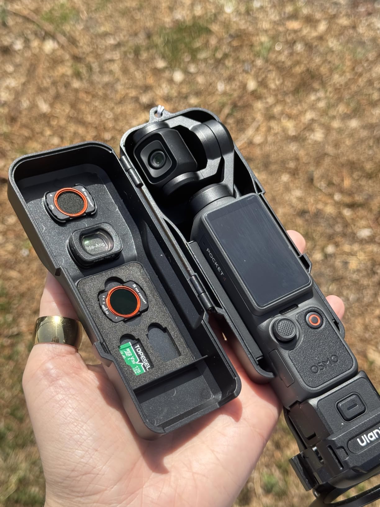 K&F CONCEPT CPL Black Diffusion 1/4 ND2-32 Filter Set | Magnetic, Compatible with DJI Osmo Pocket 4 & Pocket 3, Xtra Muse, HD Optical Glass/Multi-Coated, FD161 customer photo 1