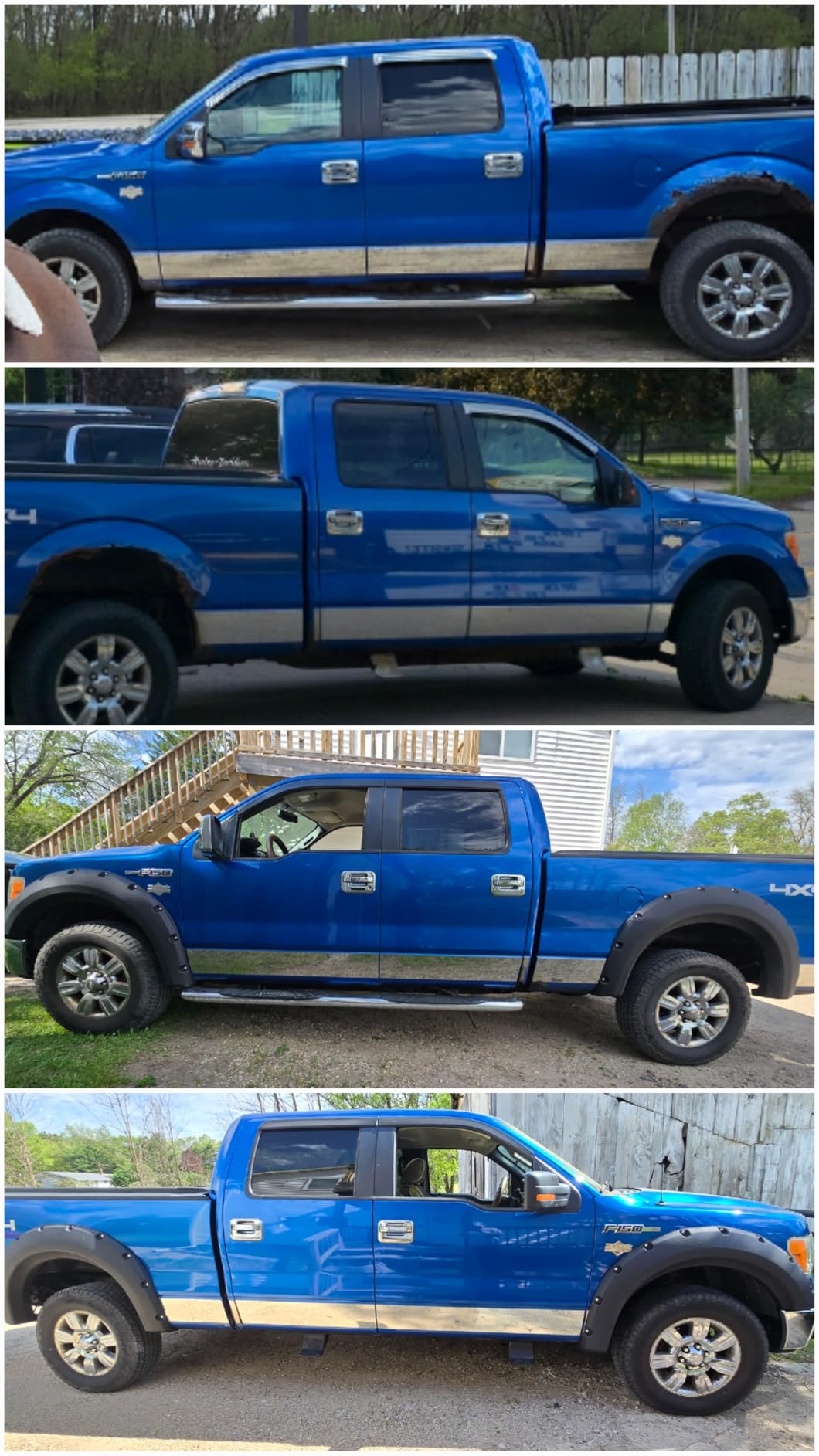 G-PLUS Fender Flares 4PCS Fit Ford F150 2009-2014 (67.0