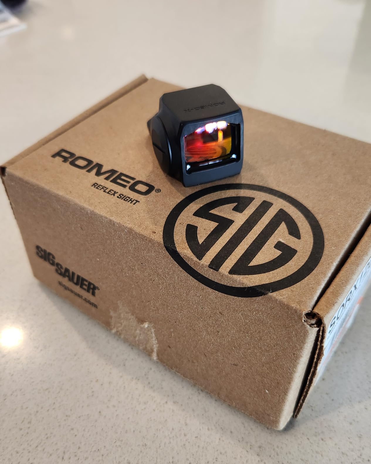 SIG SAUER Romeo-X Compact Pistol-Mounted Reflex Sight | Rugged Durable Aluminum Lightweight Waterproof MOTAC Open Sight with 15 Illumination Settings customer photo 2