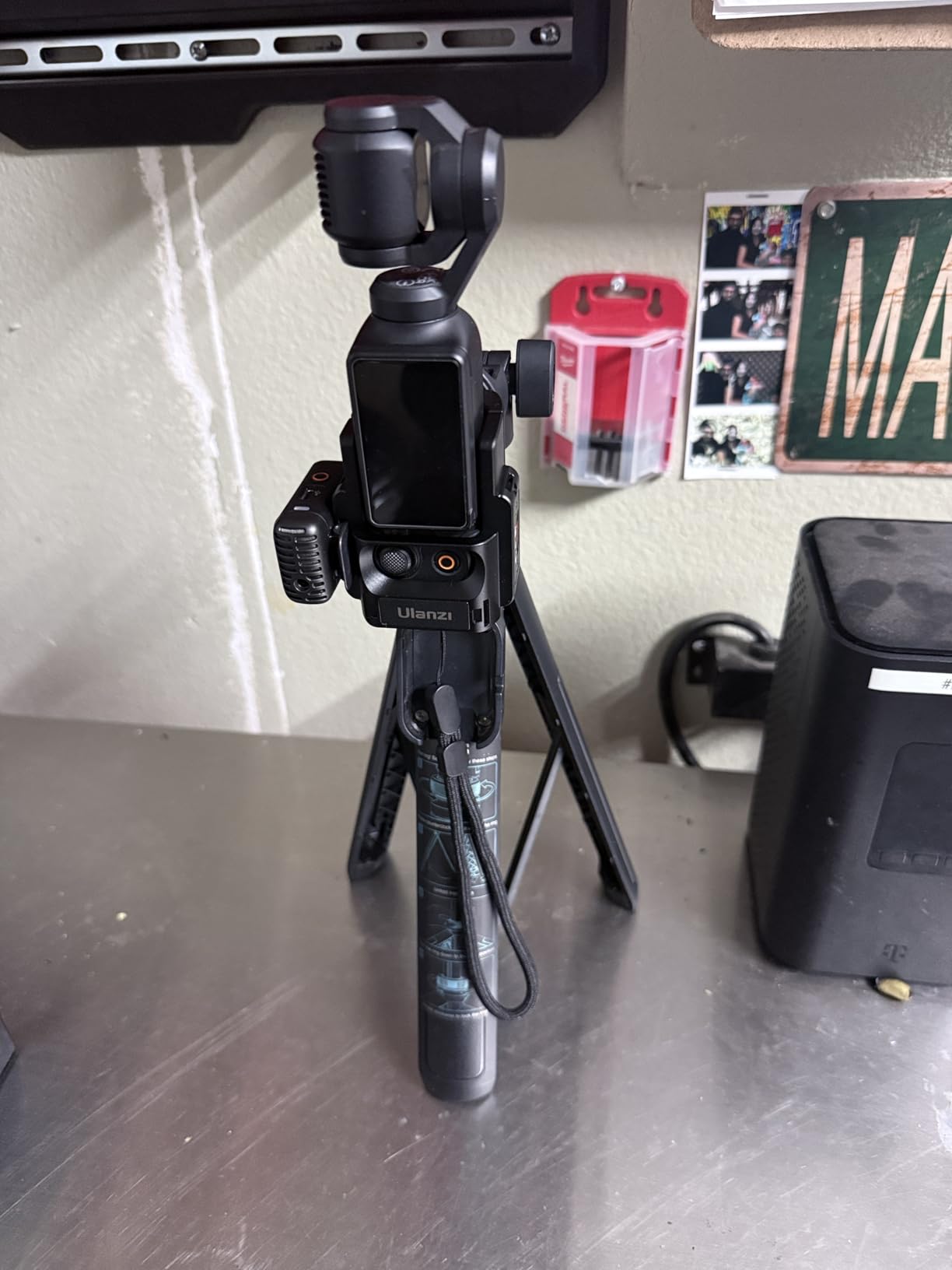 ULANZI PK-06 Expansion Adapter Accessories for DJI Osmo Pocket 3 - Aluminum Protective Cage Metal Bracket Mount with 1/4 Screw Holes/Gopro Adapter/Cold Shoe/Osmo Action Quick-Release customer photo 1