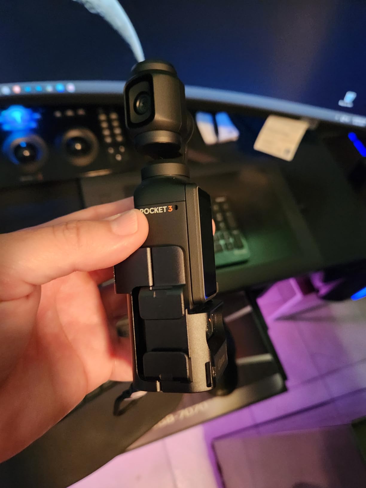 ULANZI PK-06 Expansion Adapter Accessories for DJI Osmo Pocket 3 - Aluminum Protective Cage Metal Bracket Mount with 1/4 Screw Holes/Gopro Adapter/Cold Shoe/Osmo Action Quick-Release customer photo 2