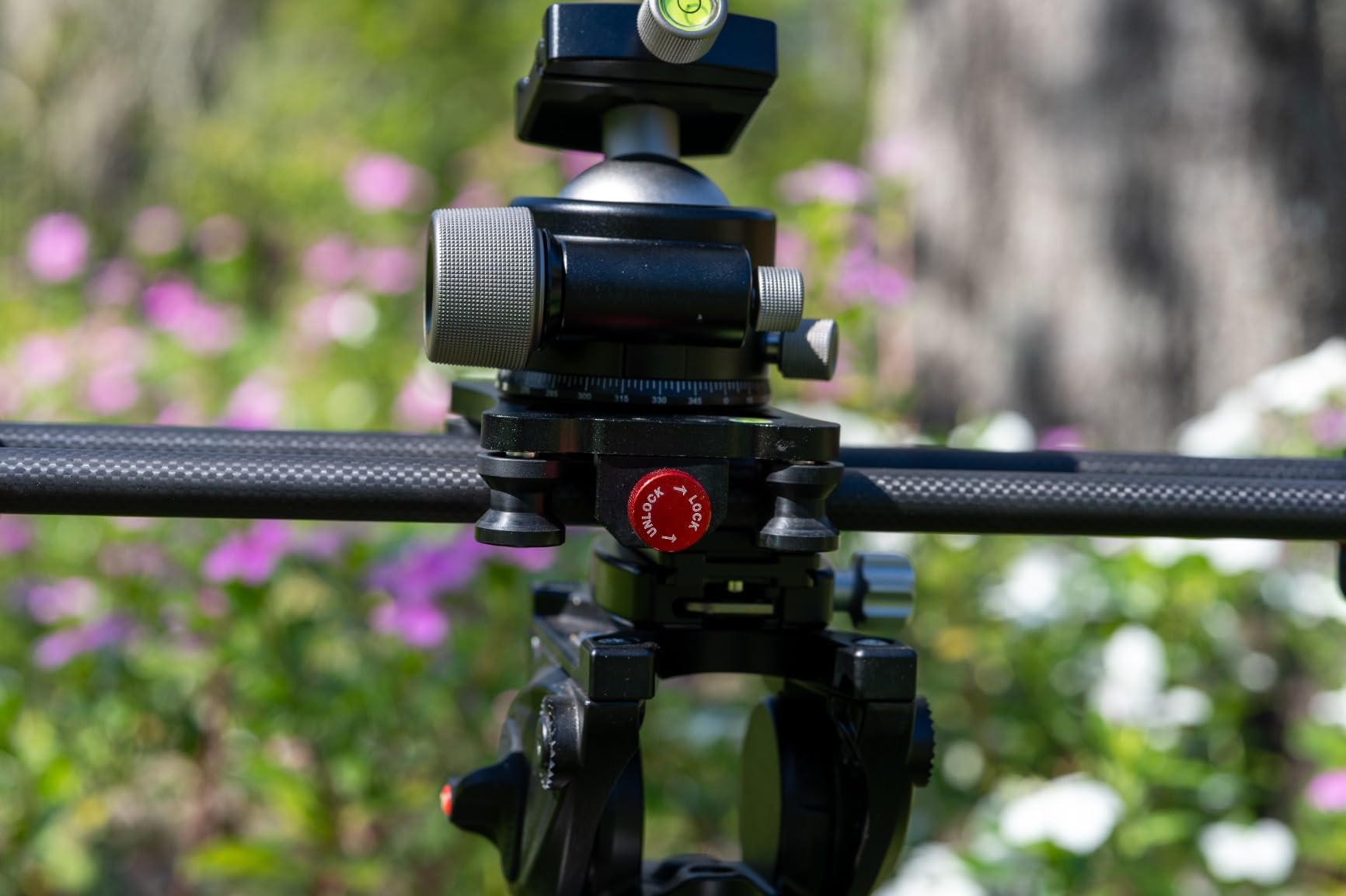 Zecti Camera Slider 24 inch/60 cm Adjustable Carbon Fiber Camera Dolly Track | Video Stabilizer Rail Slider Mount for Camera DSLR Video Movie Photography Camcorder Stabili & Phone, Black customer photo 1