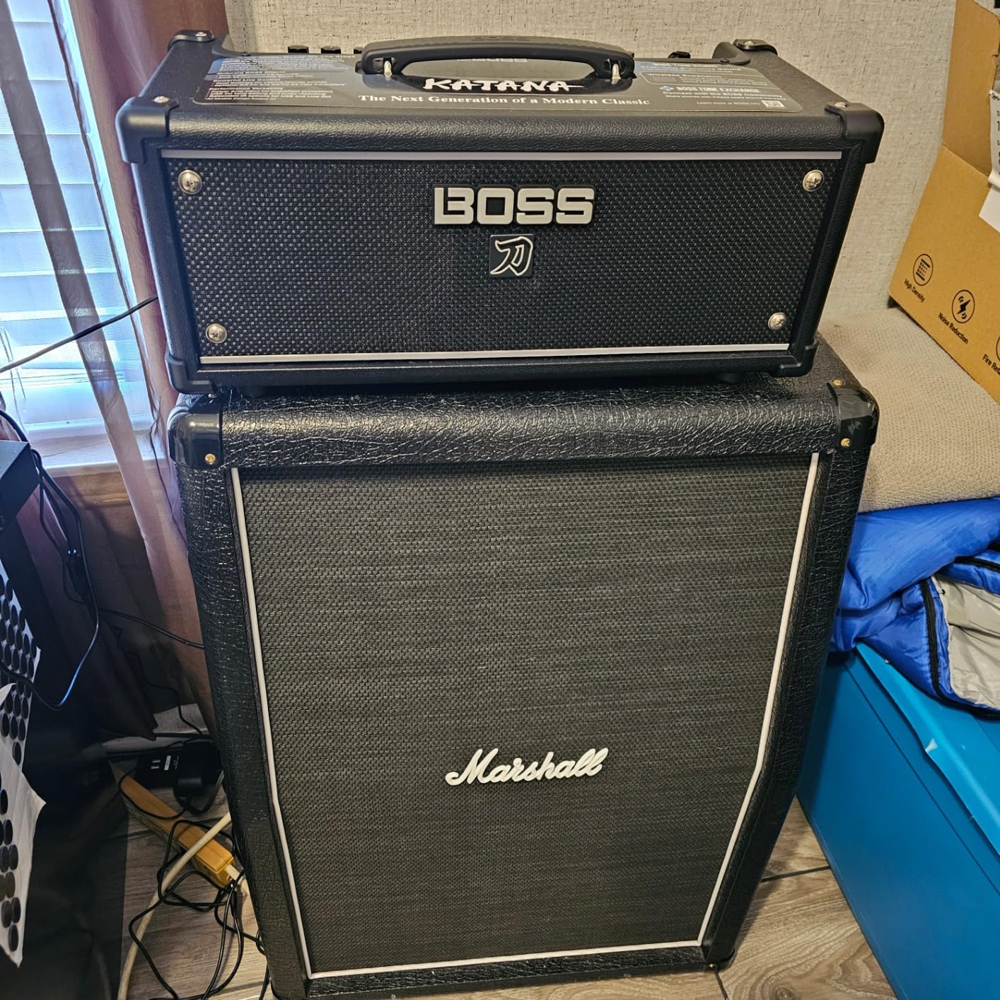 Boss Katana Head Gen 3 Guitar Amplifier | Compact 100-Watt Amp Head | Evolved Tube Logic Sound | 12 Amp Characters | Onboard BOSS Effects | Advanced Connectivity | Built-in 5-Inch Practice Speaker customer photo 2