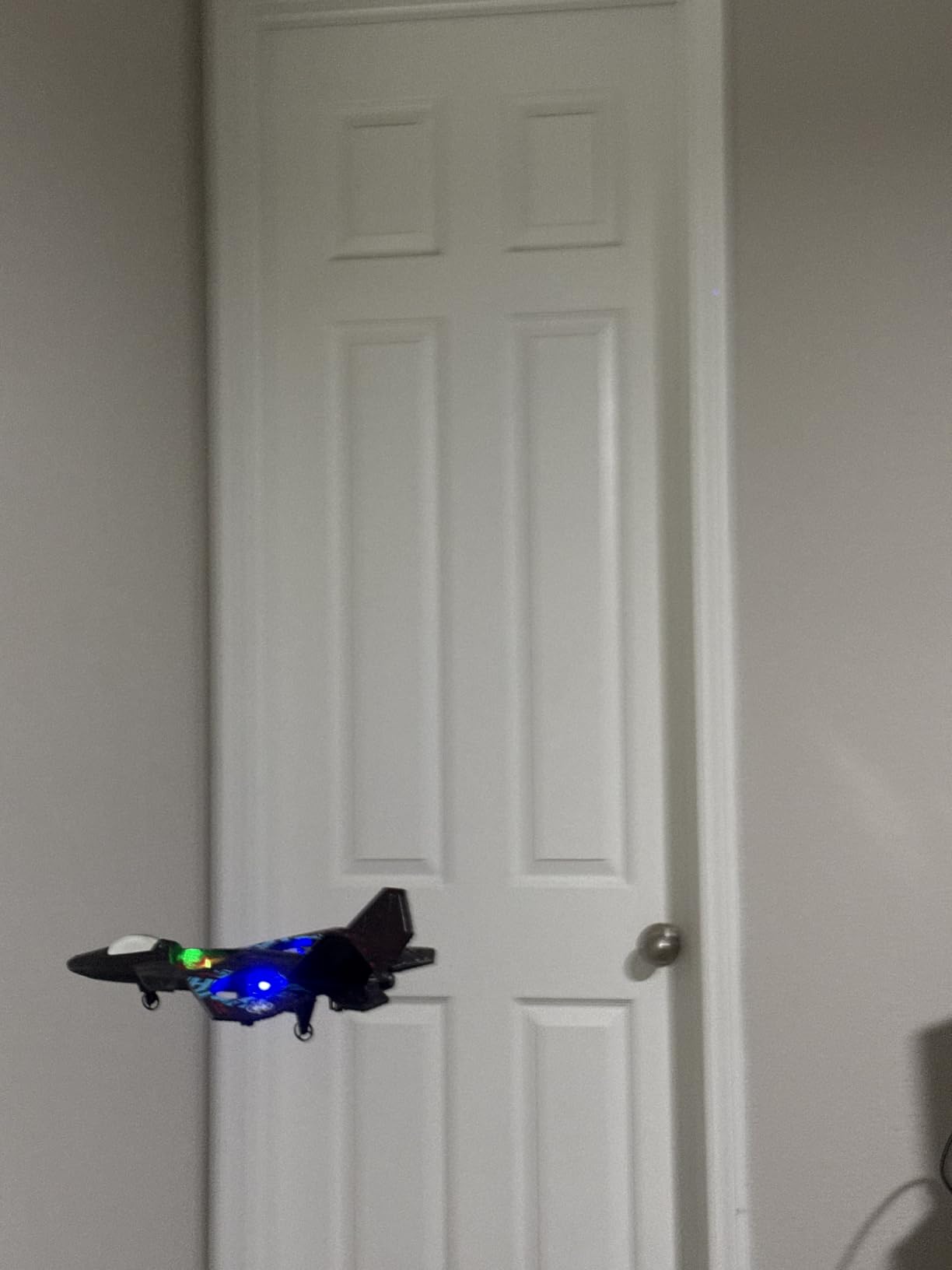 BEZGAR RC Airplane Toy for Kids, Fighter Jet with LED Lights & 360° Flip | Remote Control Plane, RC Helicopter, Altitude Hold, Dual Battery, Hollow Cup Motor, Aerial Stunts, Kids Flying Toy, Blue customer photo 2