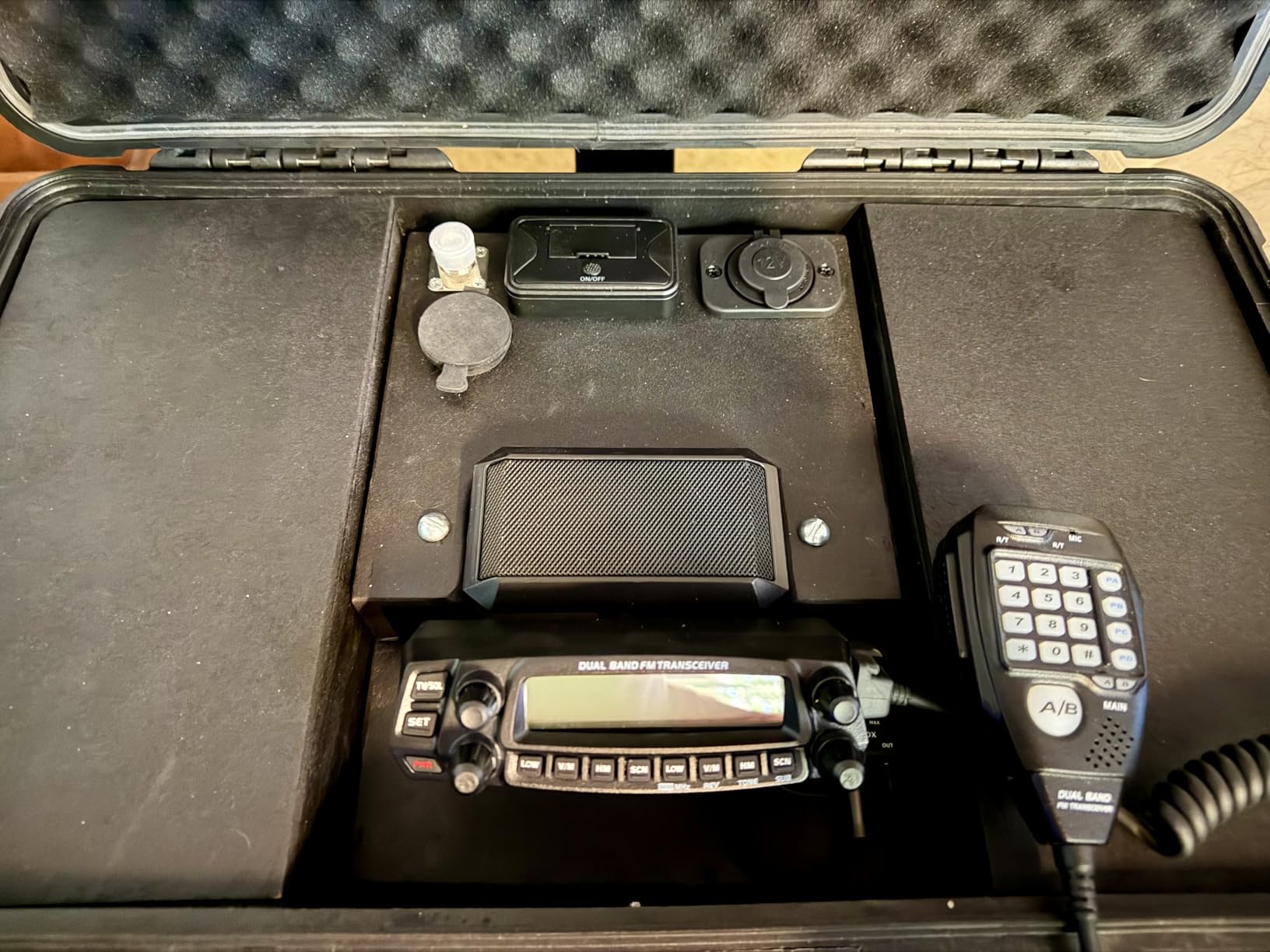 Radioddity DB50 Dual Band Mobile Radio Transceiver UHF VHF 50W High Power Amateur Ham Radio with Detachable Front Panel, Programming Cable, CTCSS/DCS, Chirp Programmable customer photo 1