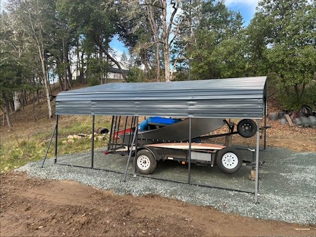 AIRWIRE 10x15 Metal Carport Carports with Reinforced Base Heavy Duty Garage Outdoor Galvanized Car Shelter for Car, Boats and Truck customer photo 2