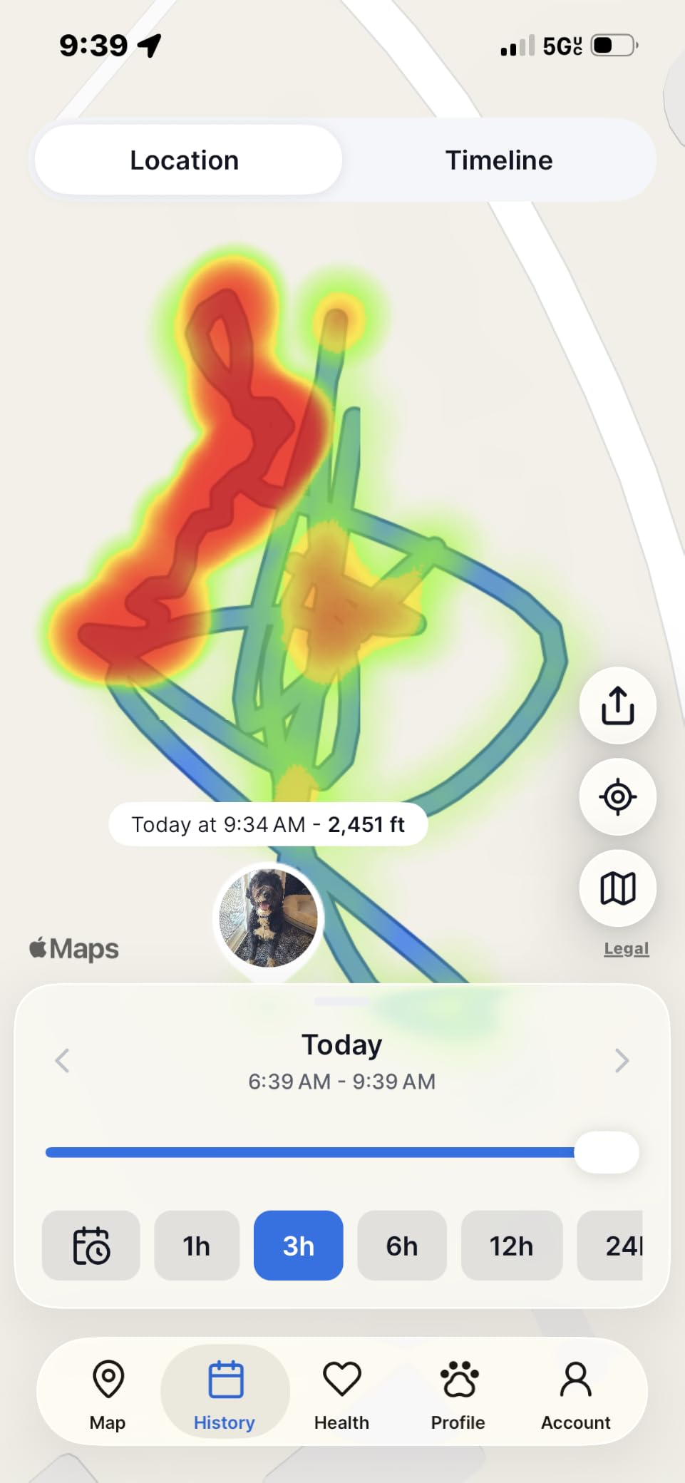 Tractive Smart Dog GPS Tracker | Live Pet Tracker with Virtual Fence | Vital Signs Monitoring of Heart & Respiratory Rate | Bark Monitoring | Dog Collar Attachment customer photo 2