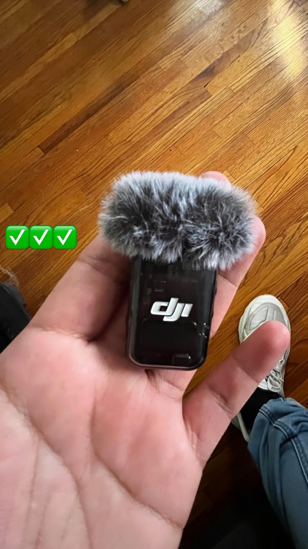 YOUSHARES Mic Cover for DJI MIC 2, Furry Pop Filter Mic Windscreen Reduce Background Noise, 4 Packs (Not for DJI MIC 1) customer photo 1