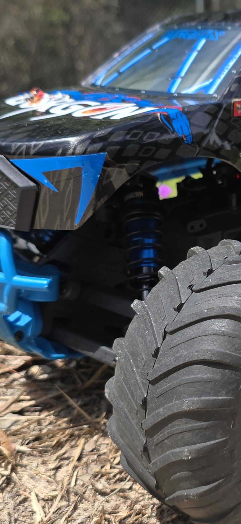 4PCS RC Shock Absorber 1:10 Aluminum Front & Rear Shocks Set | Compatible with Arrma 1/10 Typhon 3S/2S, Granite 4x4, Bigrock, Senton, Replacement for AR330550, AR330551 customer photo 1