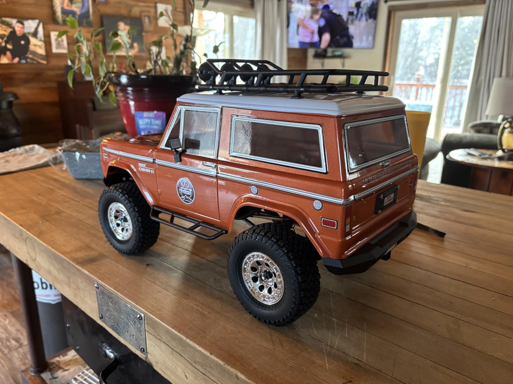 RGT RC Crawler 1:10 4wd Off Road Truck Rock Cruiser RC-4 Remote Control Car 4x4 Hobby RC Car Toy 136100V3FD Orange customer photo 2