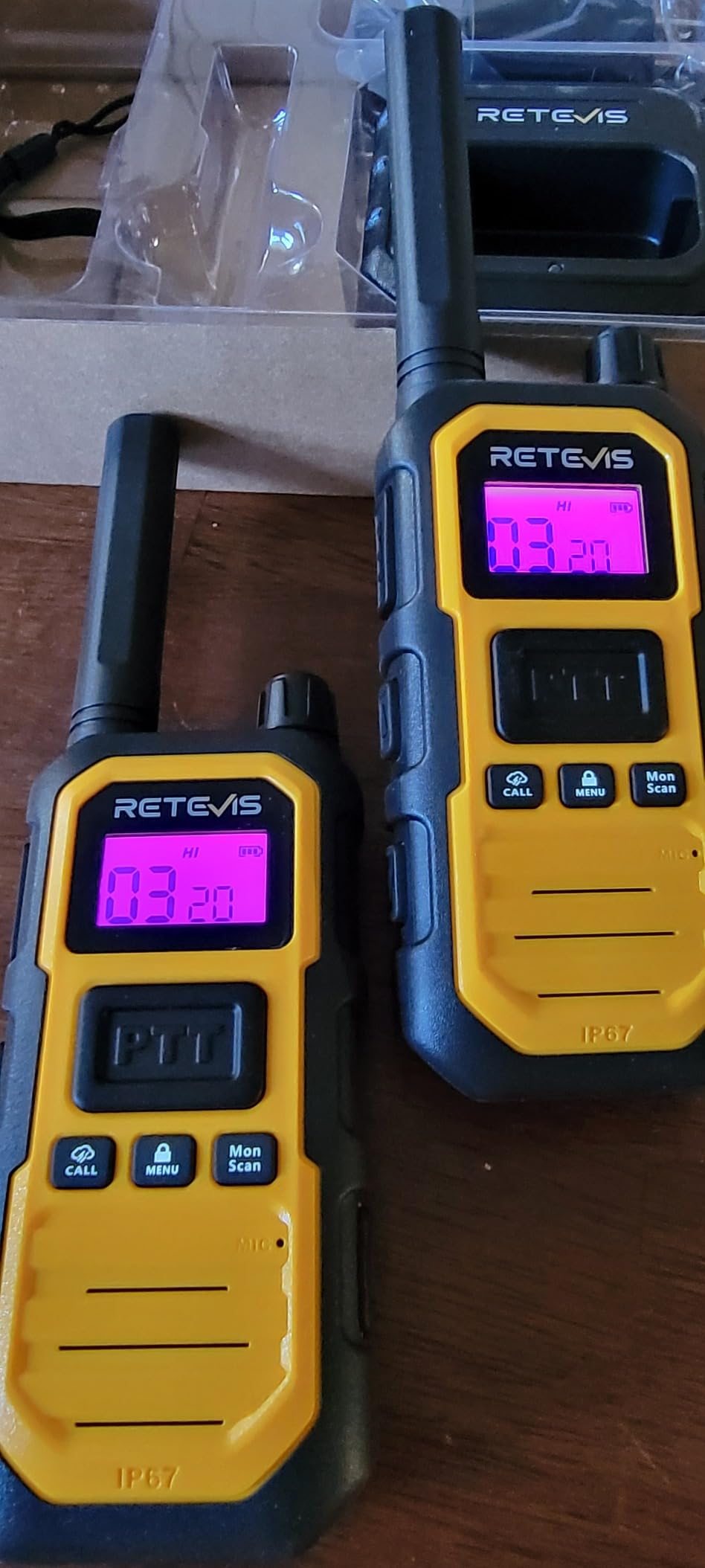 Retevis RB48PLUS GMRS Walkie Talkies Long Range, IP67 Waterproof 2 Way Radio, Repeater Capable, Dual PTT, Vibration Alert, NOAA, SOS, for Hurricane Preparedness, Emergency Communication, Outdoor, 2 Pack customer photo 2