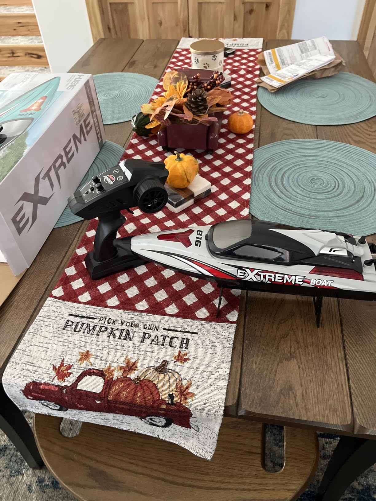 BEZGAR HJ816 18 Inch 55 KPH Big Brushless RC Boat for Adults | 55 KPH Speed & Brushless Motor; 2500mAh Battery; Waterproof Hull; Large RC Boat for Lakes; Green customer photo 1