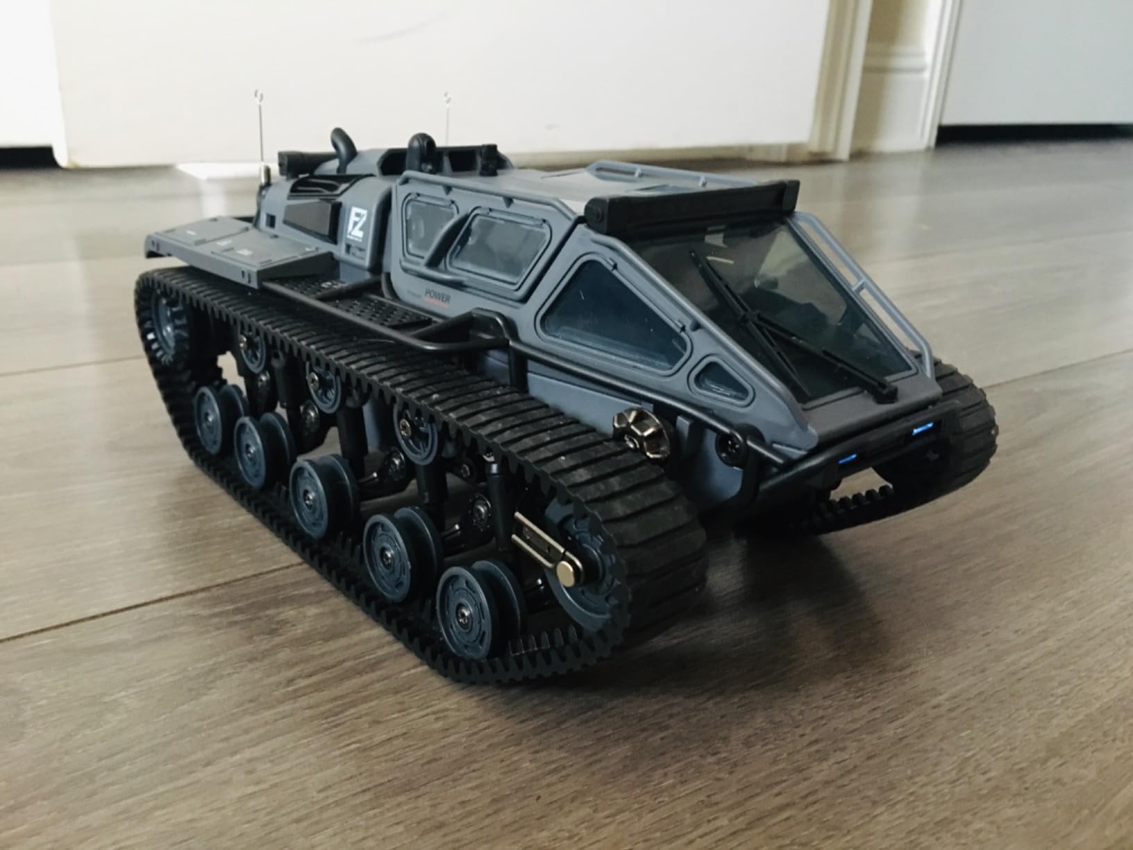 Mostop RC Tank Car, 1:16 Scale 2.4Ghz Remote Control Crawler High Speed Tank, Off-Road RC Tracked Vehicles 360 Rotating Drifting Car with 2 Batteries, Military Truck for Kids Adults customer photo 2