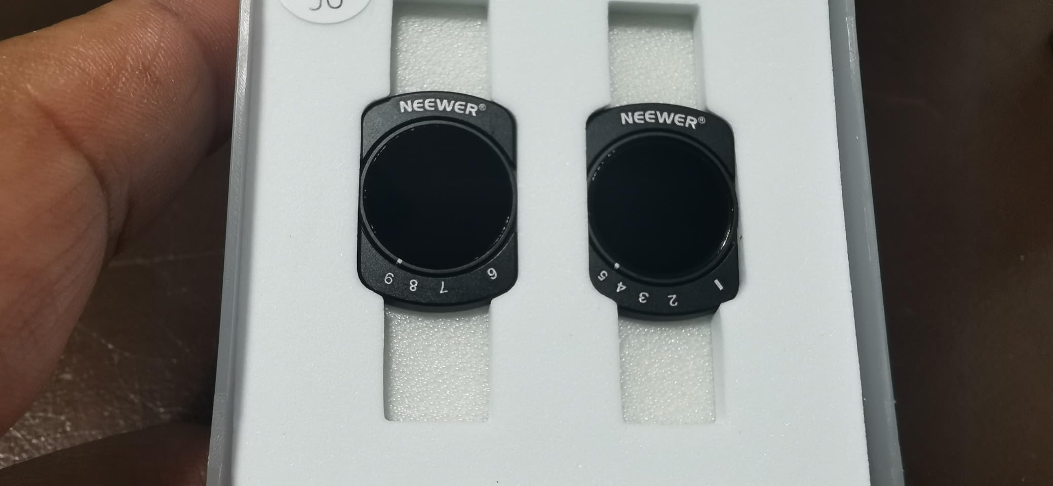 NEEWER Variable ND 2-32 & 64-512 Set Compatible with DJI Osmo Pocket 3 / Pocket 4 / Xtra Muse, Action Camera Neutral Density Filter with Limited Stops & 2 Screen Protectors Accessories customer photo 2