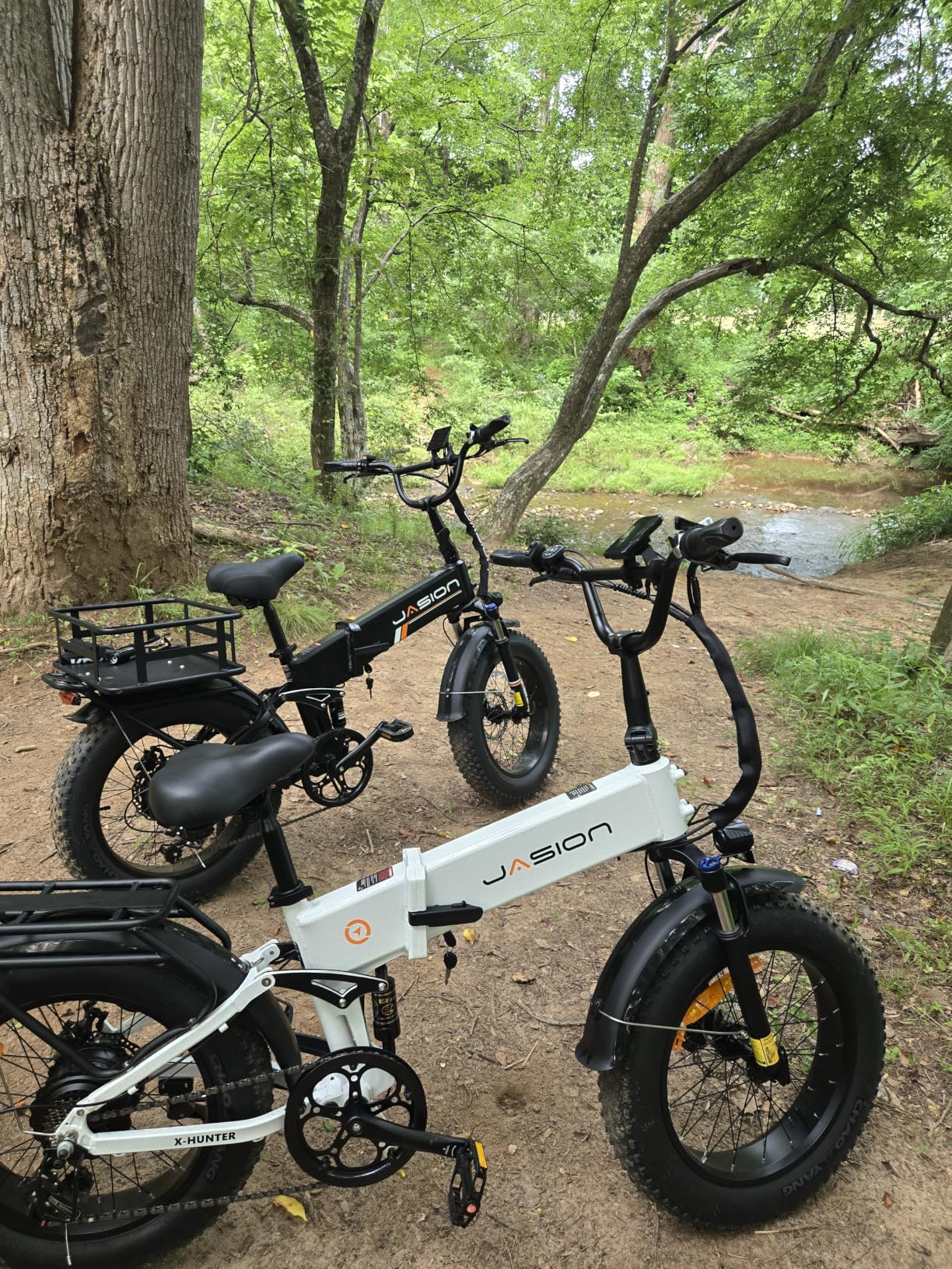 Jasion X-Hunter/ST/PRO Electric Bike for Adults, 1800W/1400W Peak 20'' Fat Tire Foldable Ebike, Folding E Bike Up to 80/70 Miles Range, 720/624WH Removable Battery, 30 MPH E Bike, UL2849 customer photo 2