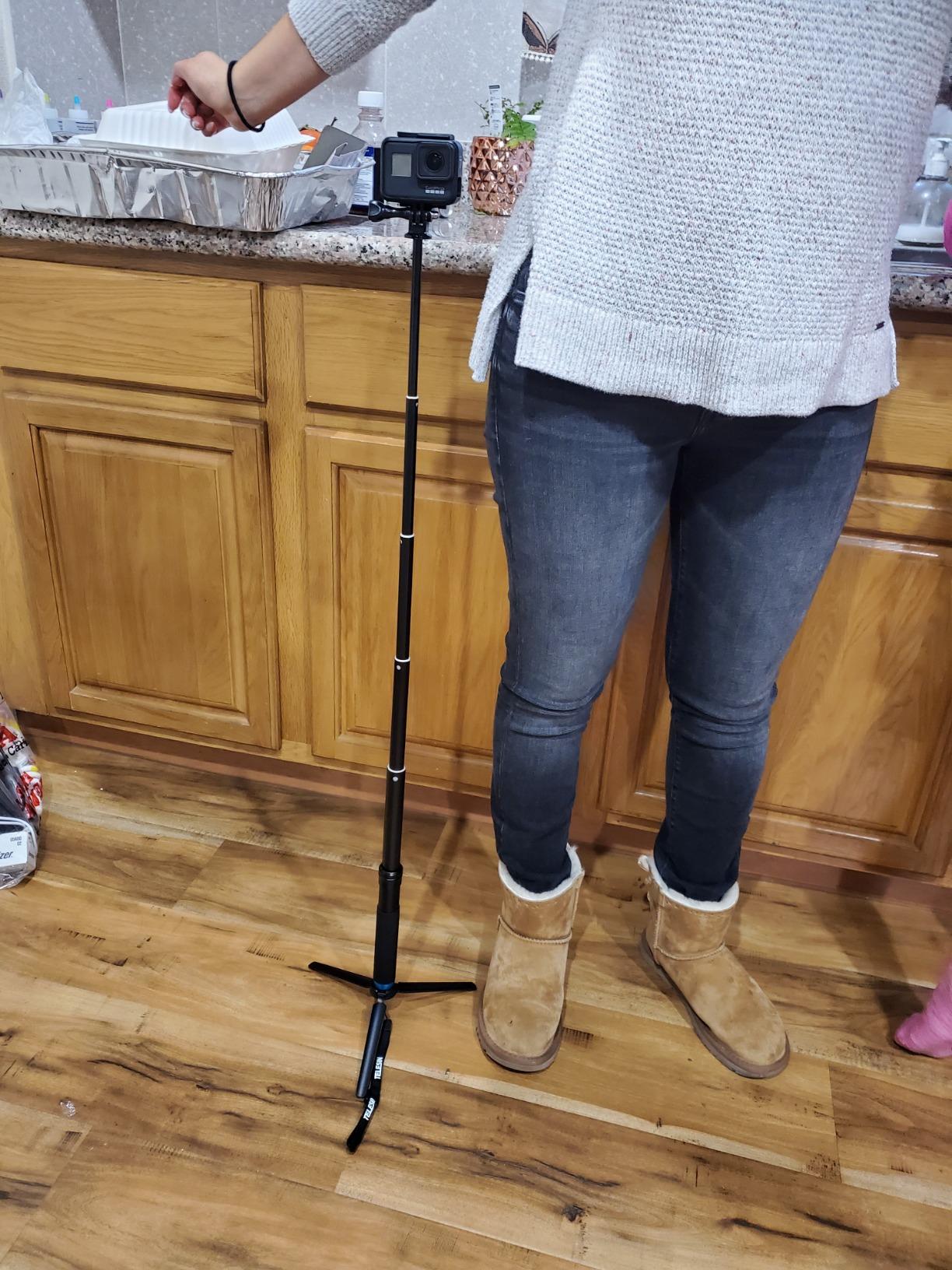 AFAITH 4 in 1 Selfie Stick Floating Hand Grip Tripod Waterproof Extendable Monopod for GoPro Hero 13/12/11/10/9/8, DJI OSMO Action 6/5 Pro/4/3, Insta360 Ace Pro/Ace and Most Action Camera customer photo 2