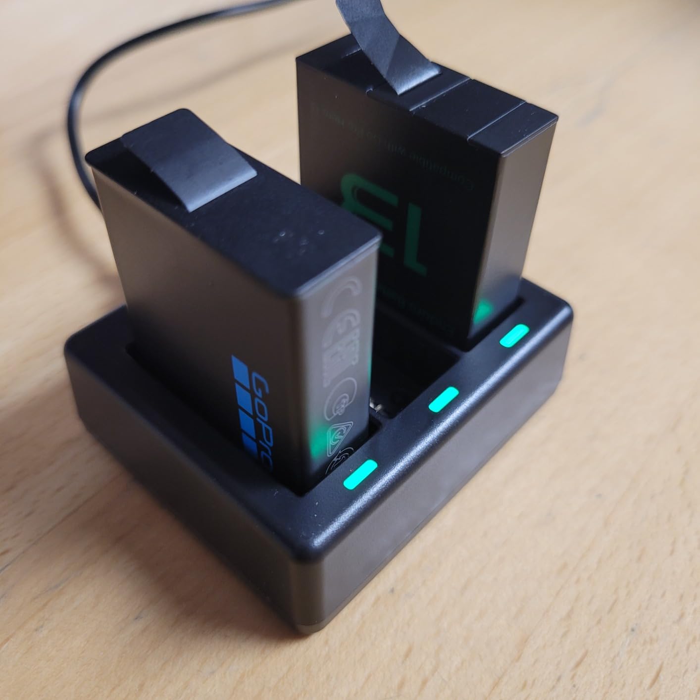 TELESIN Triple Battery Charger for GoPro Hero 13 Black, USB-C Charge Case customer photo 2