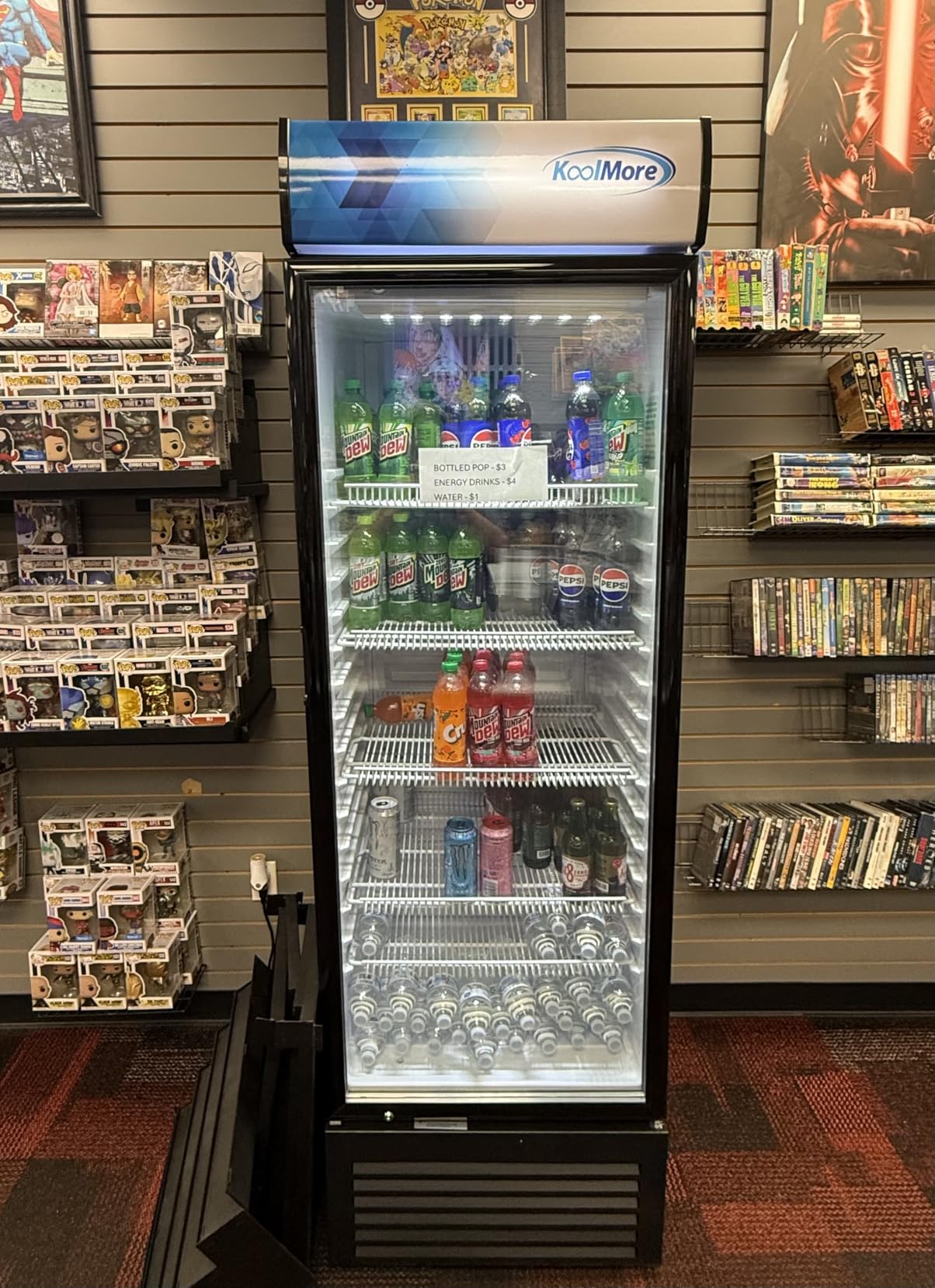 Koolmore 18 in. 3.2 Cu. Ft. Beverage Refrigerator Merchandiser with Stainless Steel Trim and Touch Panel For Soda, Beer or Wine Perfect for Use in a Commercial or Home Setting, ETL Listed (KM-BR32SS) customer photo 2