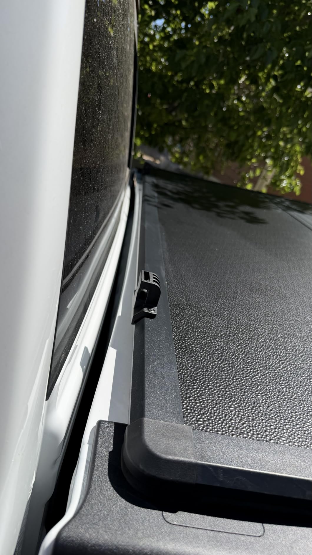 AUTOSAVER88 FRP Hard Tri-fold Truck Bed Tonneau Cover Fits for Dodge Ram 1500 2002-2026 (Classic & New), Fits for Dodge Ram 2500 3500 2003-2026 6.4ft Bed Without Rambox customer photo 2
