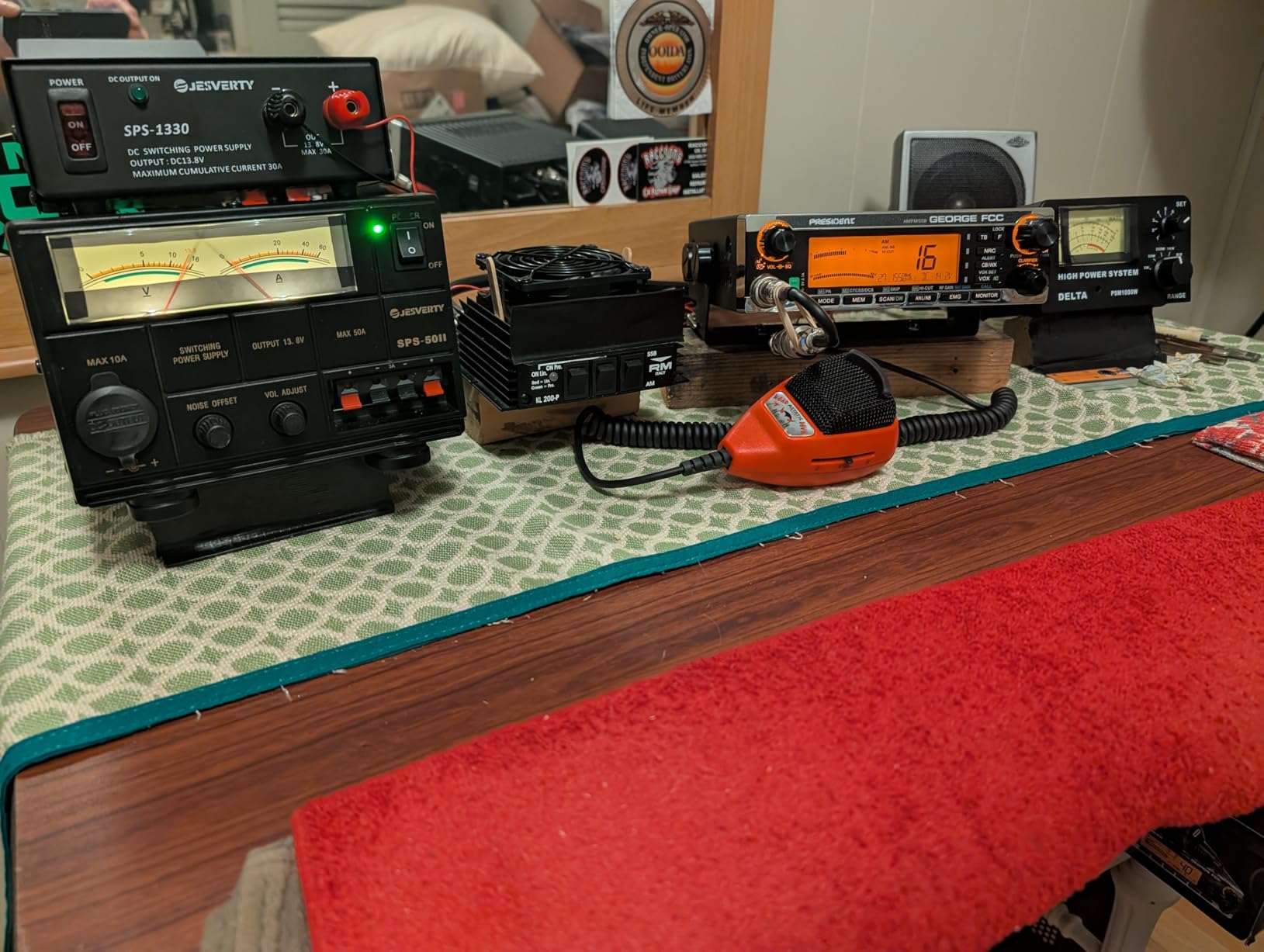 President George FCC AM/FM/SSB CB Radio, CTCSS/DCS, Large 7 Color LCD Display, Weather Channel/Alert, ASC, VOX, Scan Skip, USB Port, NRC, Automatic SWR, PA, SWR and Voltage Protection customer photo 2