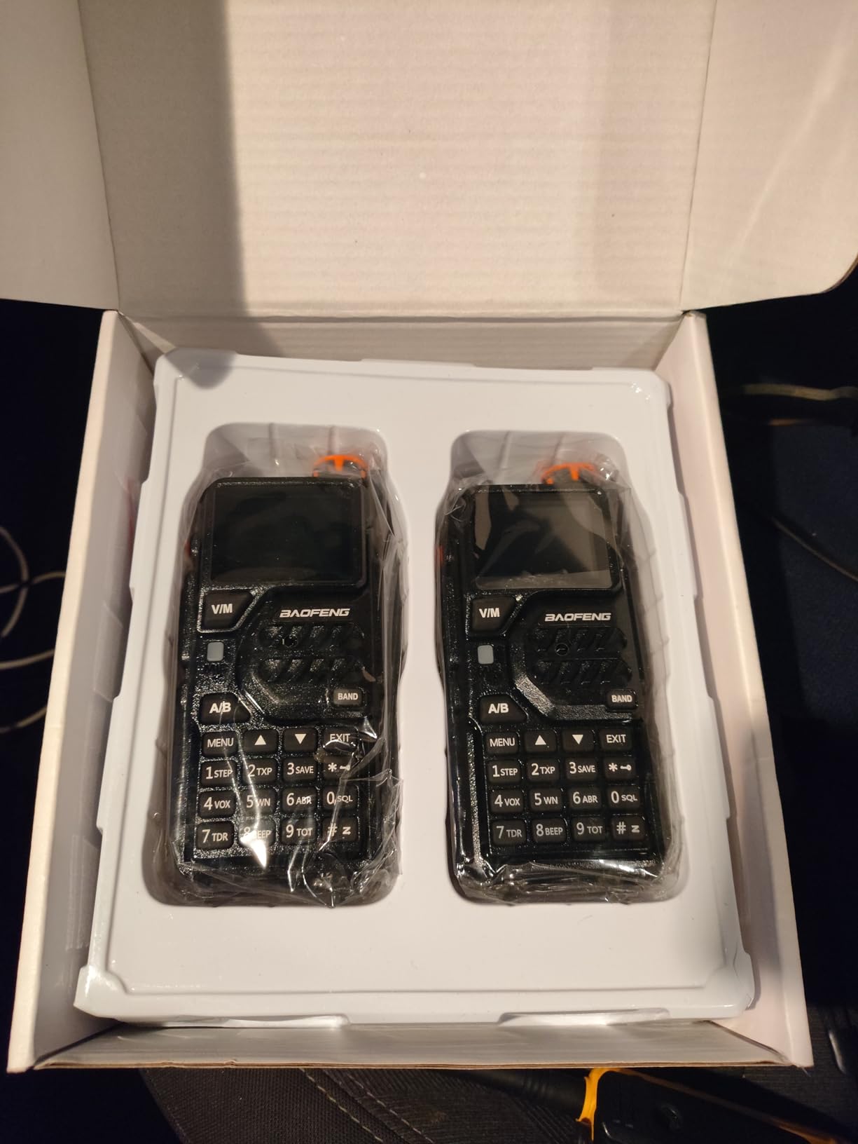 BAOFENG K5PLUS Tri-Band Ham Radio 10W Long Range, UHF VHF 1.25M Handheld Tri-Power Two Way Radio with Airband, NOAA, 2500mAh Battery, Speaker Mic, 999CH, Frequency Copy, Scramble (1 Pack) customer photo 2